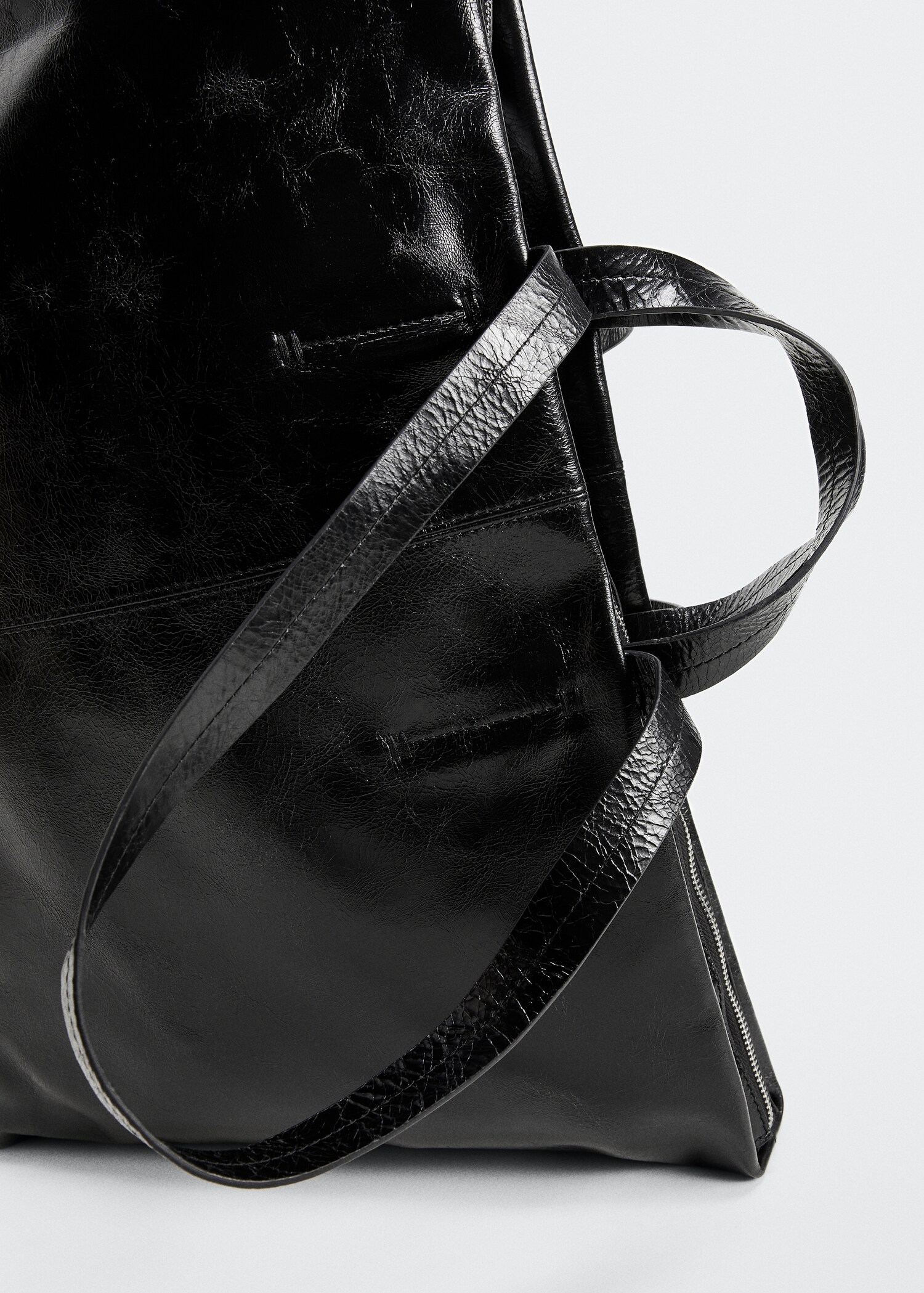 Leather shopper bag - Details of the article 2