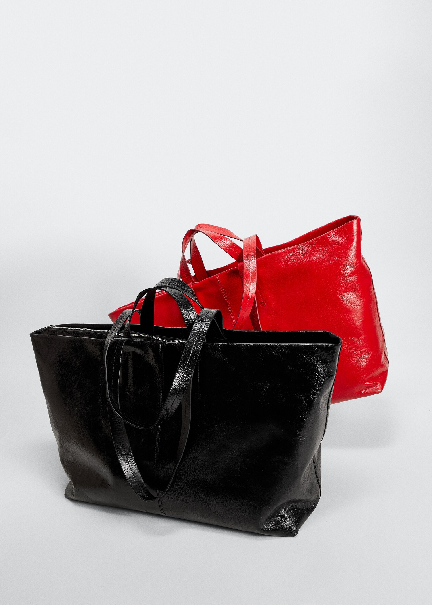 Leather shopper bag - Details of the article 5