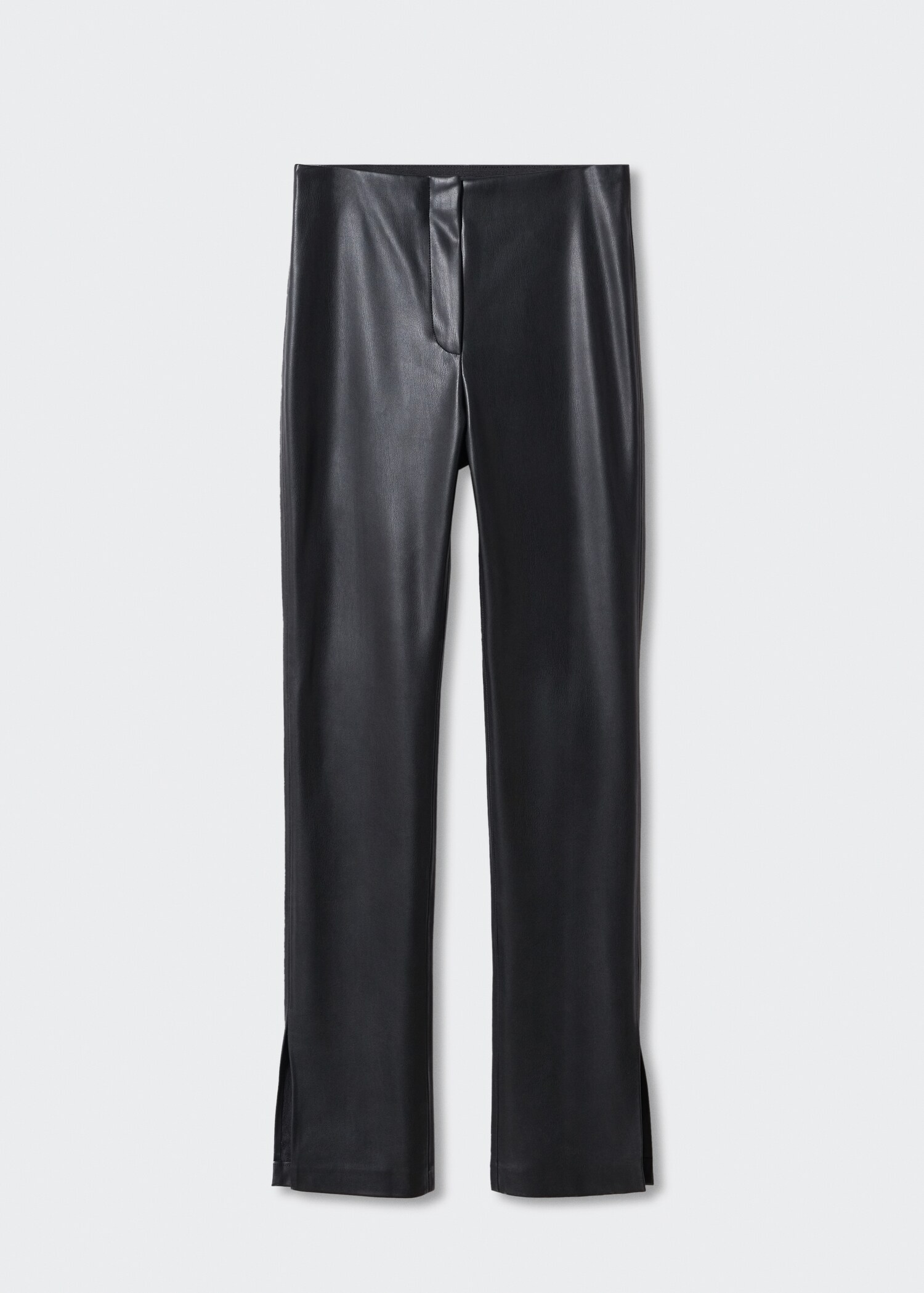Leather-effect trousers - Article without model