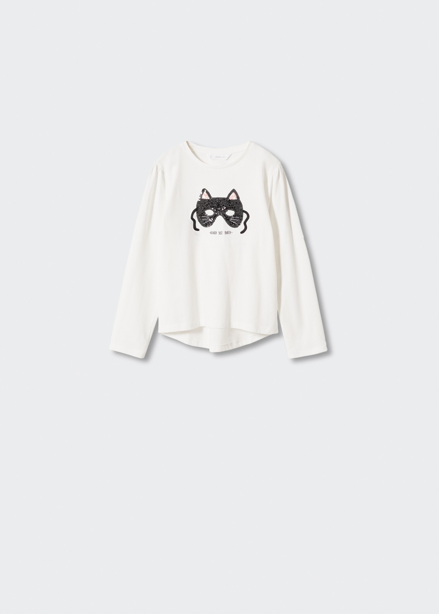 Langärmliges T-Shirt mit Pailletten - Artikel ohne Model