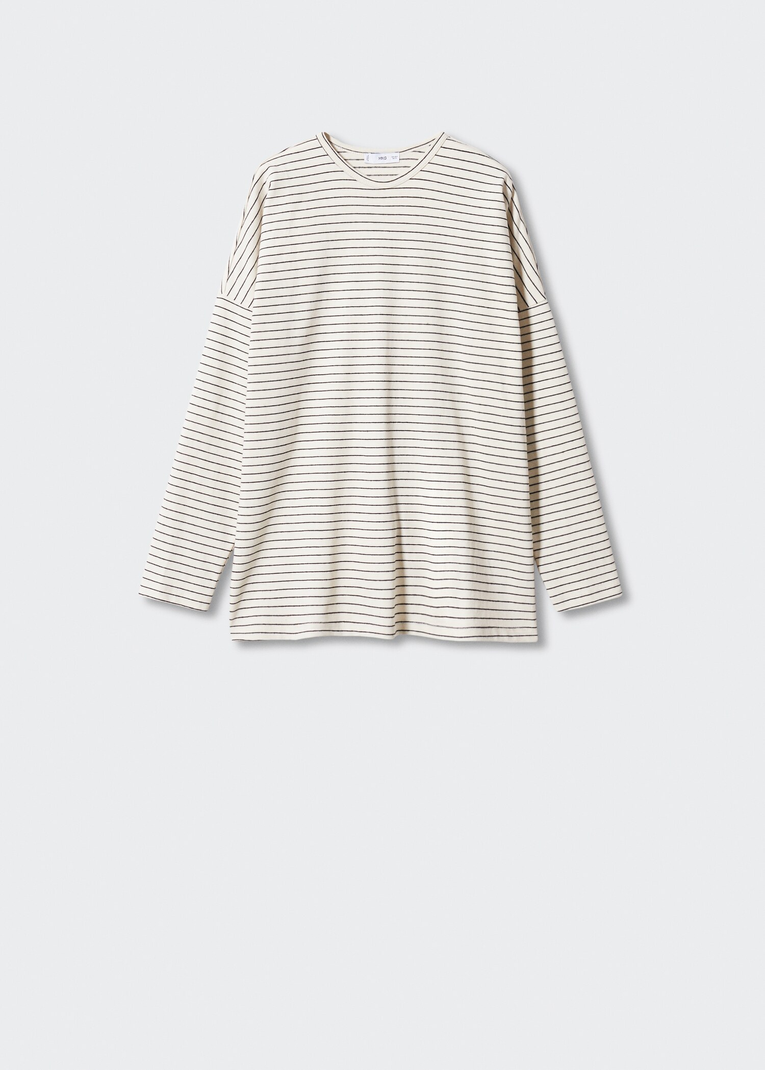 Oversized long-sleeved t-shirt - Article without model