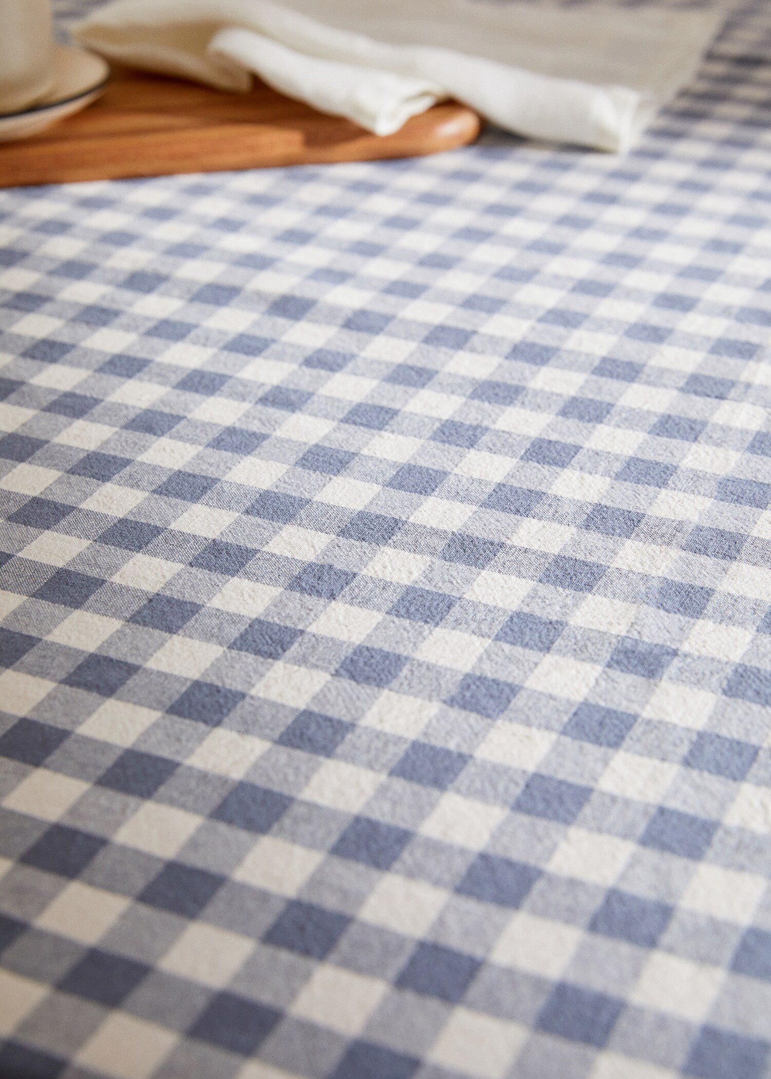 Karierte Baumwolltischdecke 150 x 250 cm - Detail des Artikels 7
