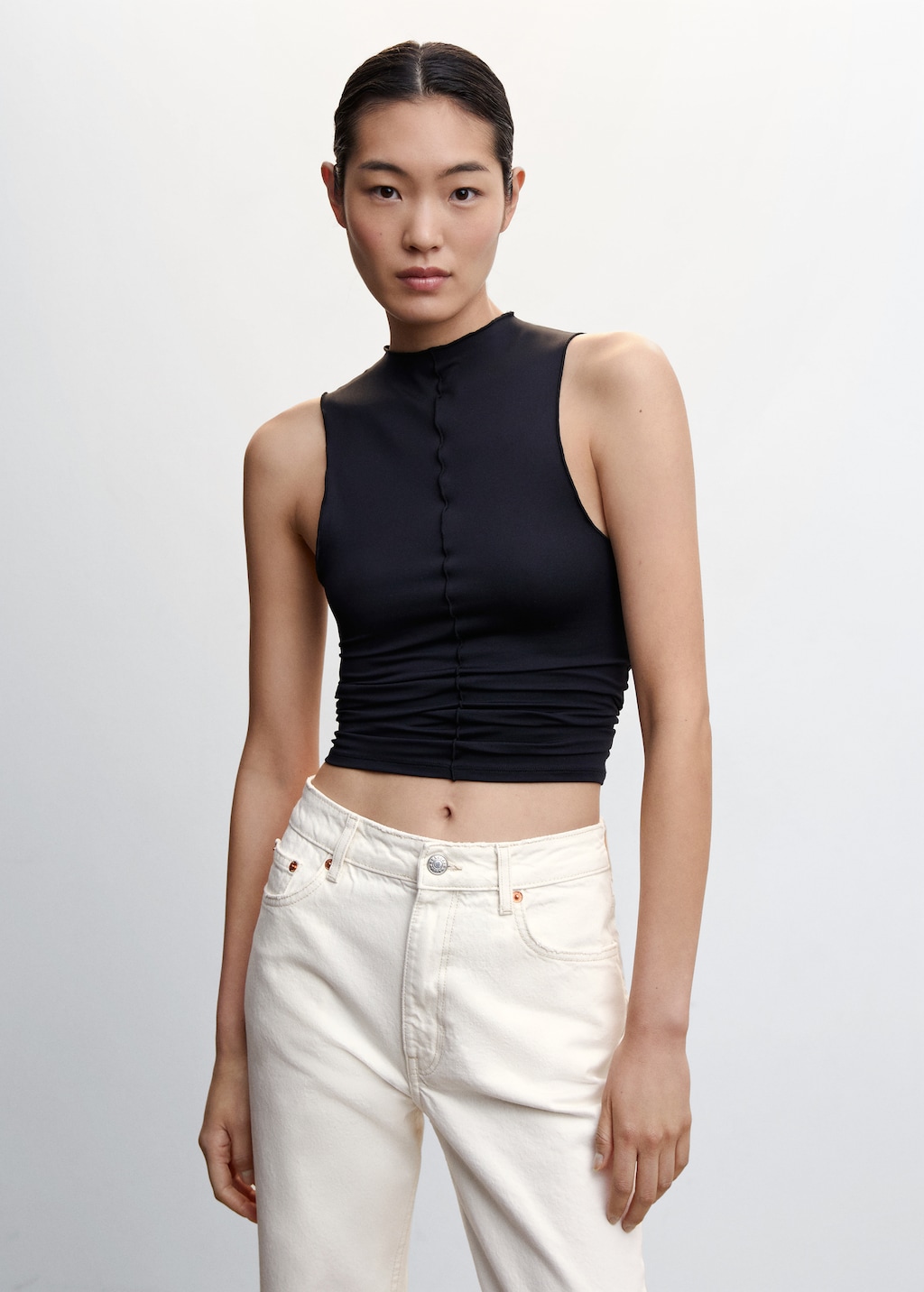Mom high-waist jeans - Women | MANGO OUTLET USA