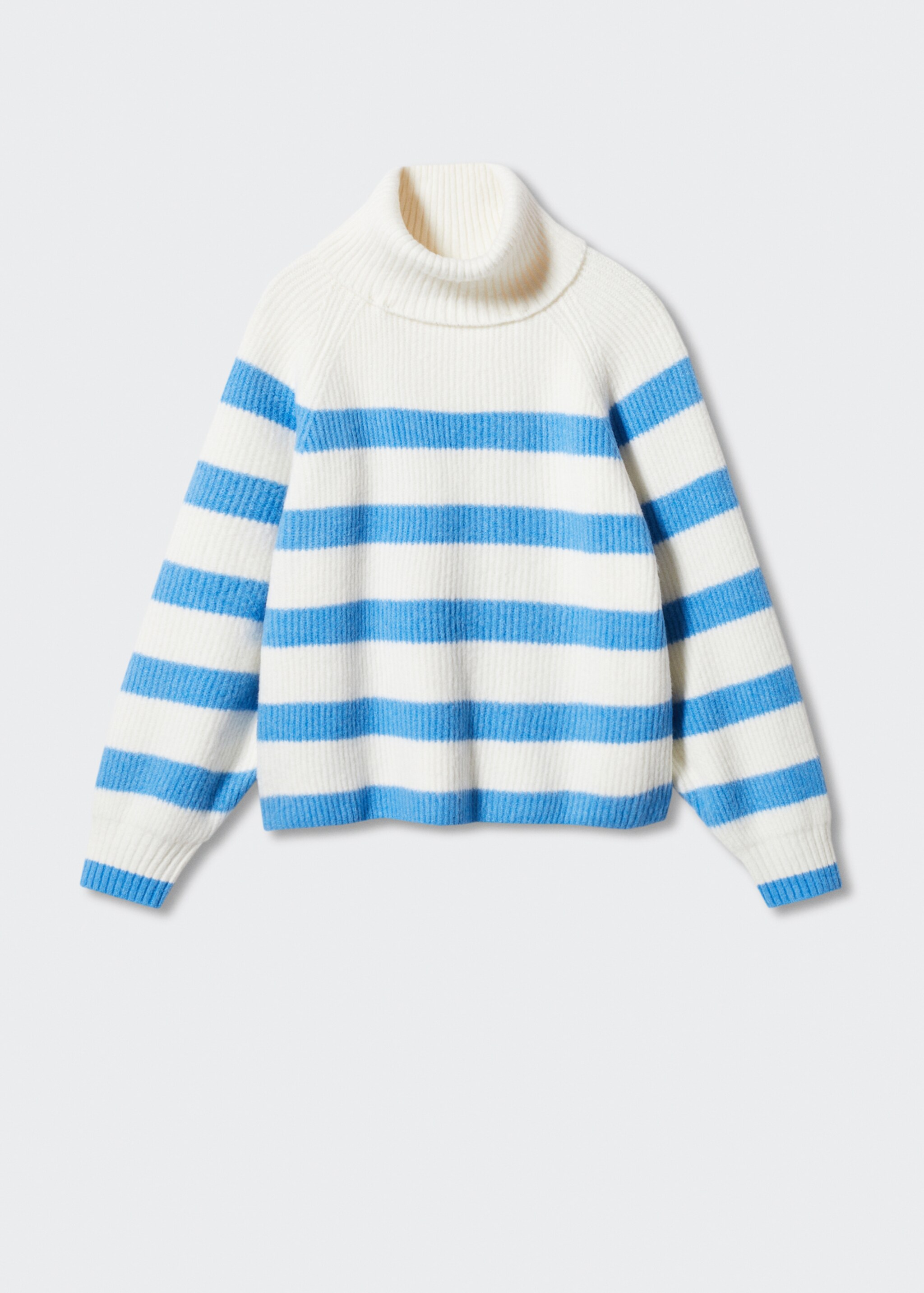 Pull-over rayures col roulé - Article sans modèle