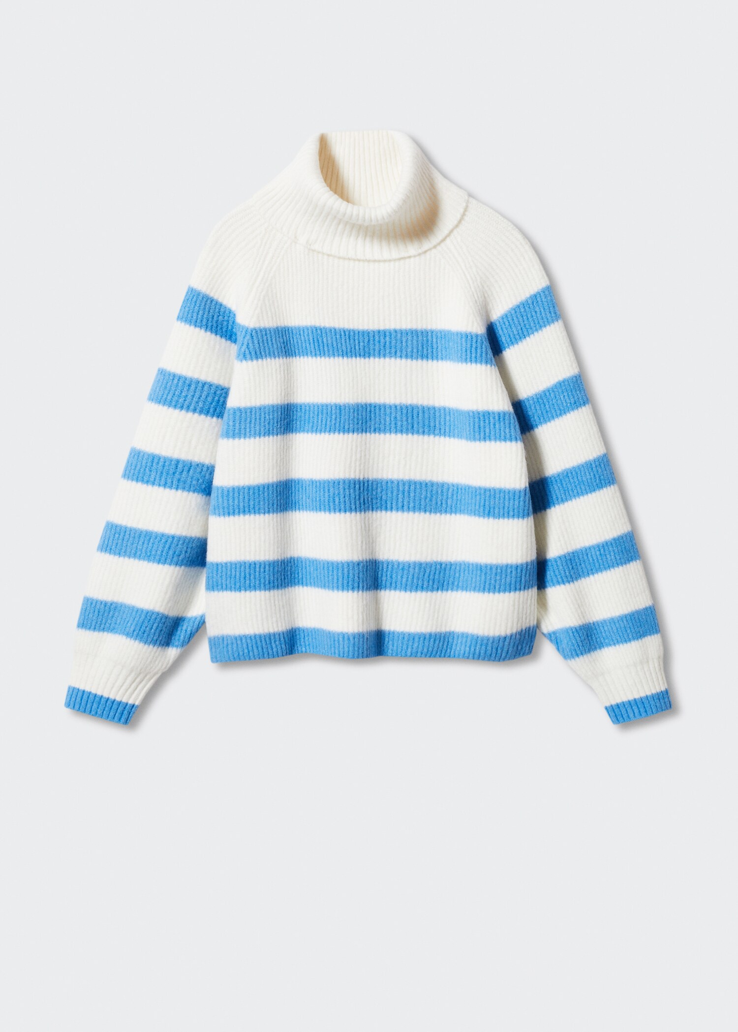 Striped turtleneck sweater - Article without model