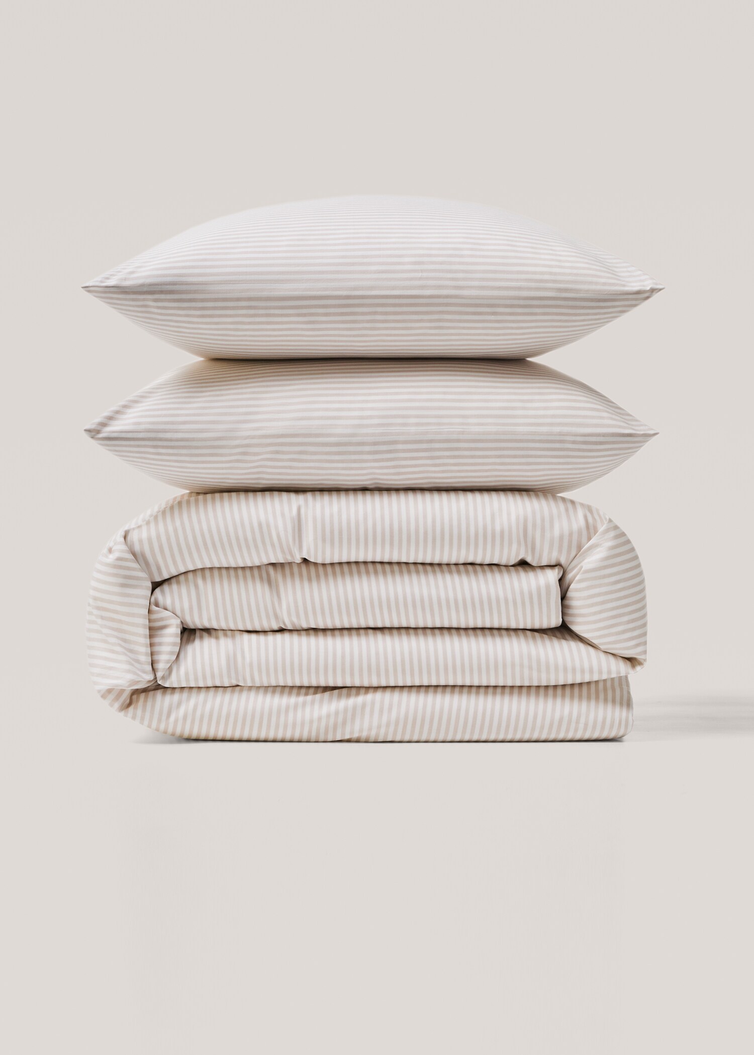 Striped print duvet cover superking bed - Article without model