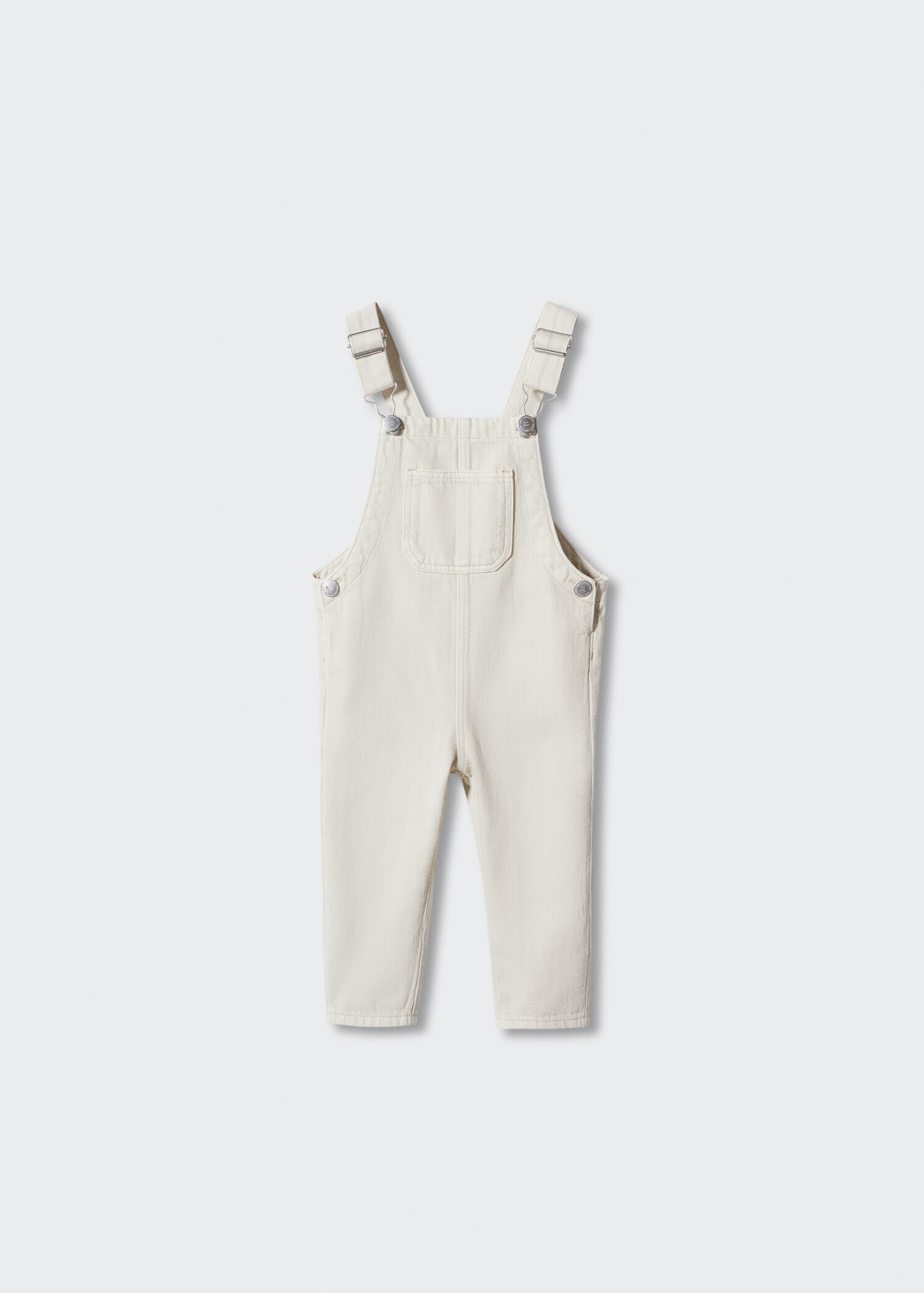 Denim buttoned dungarees - Article without model