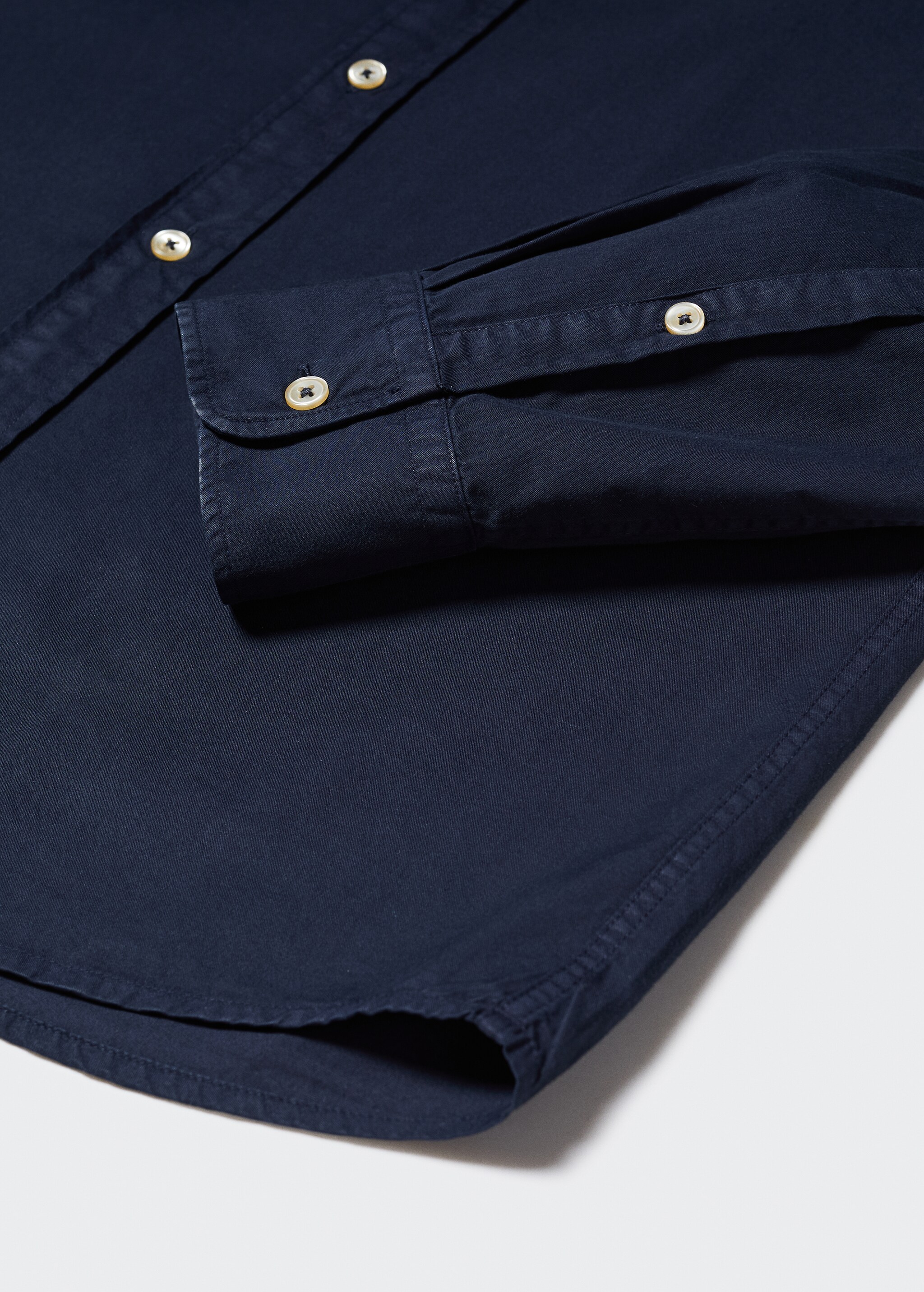 Slim fit cotton shirt - Details of the article 8