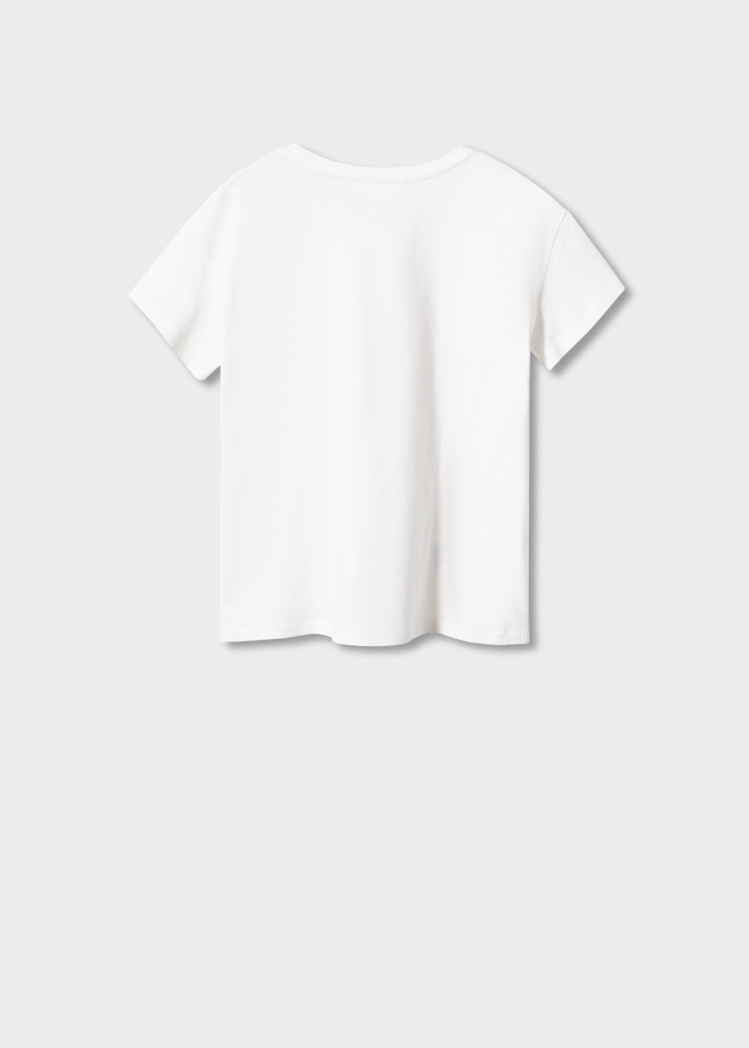 Printed cotton-blend T-shirt - Reverse of the article