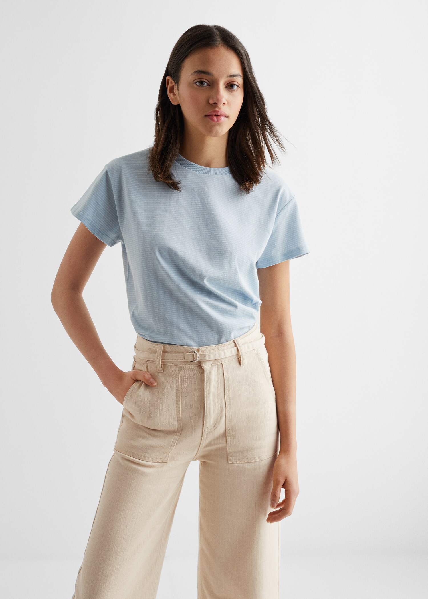 Jeans wideleg - Piano medio