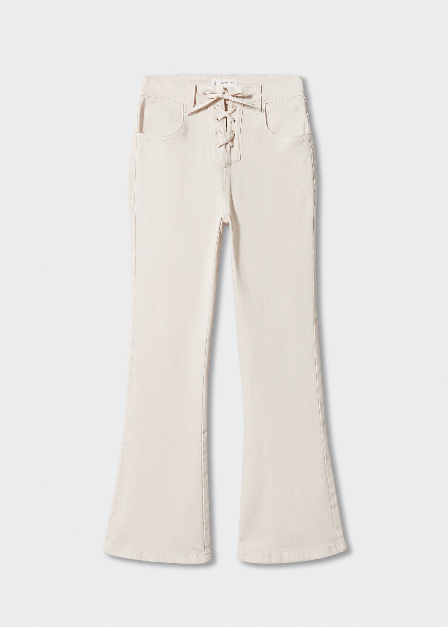 Jeans with tie closure - Article without model