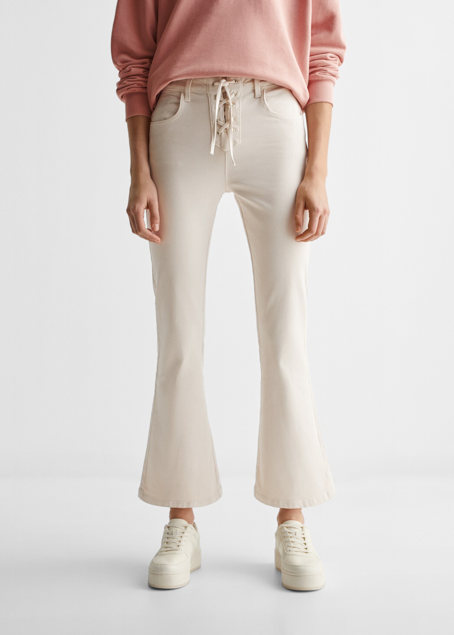 Jeans with tie closure - Details of the article 6