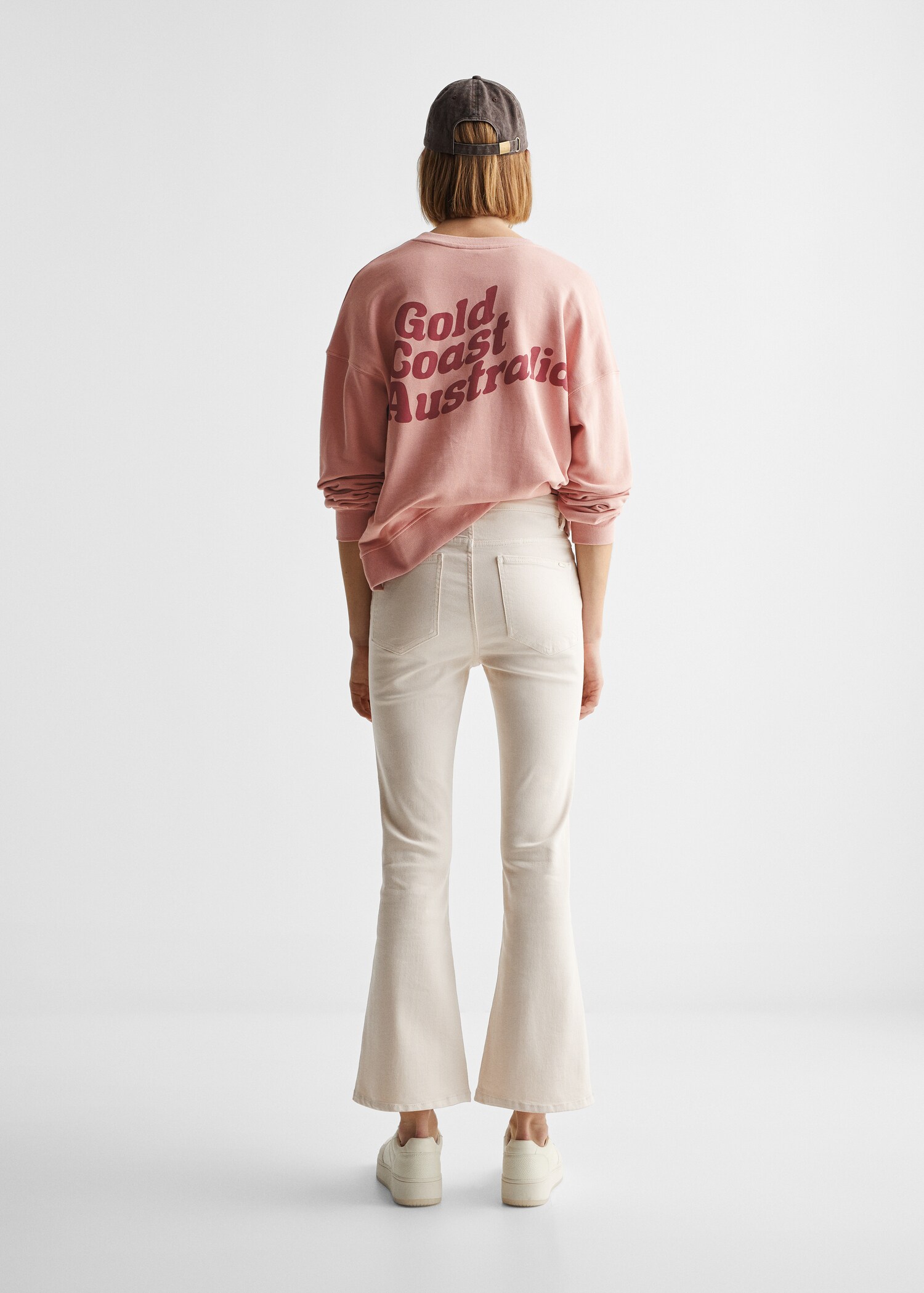 Jeans with tie closure - Reverse of the article