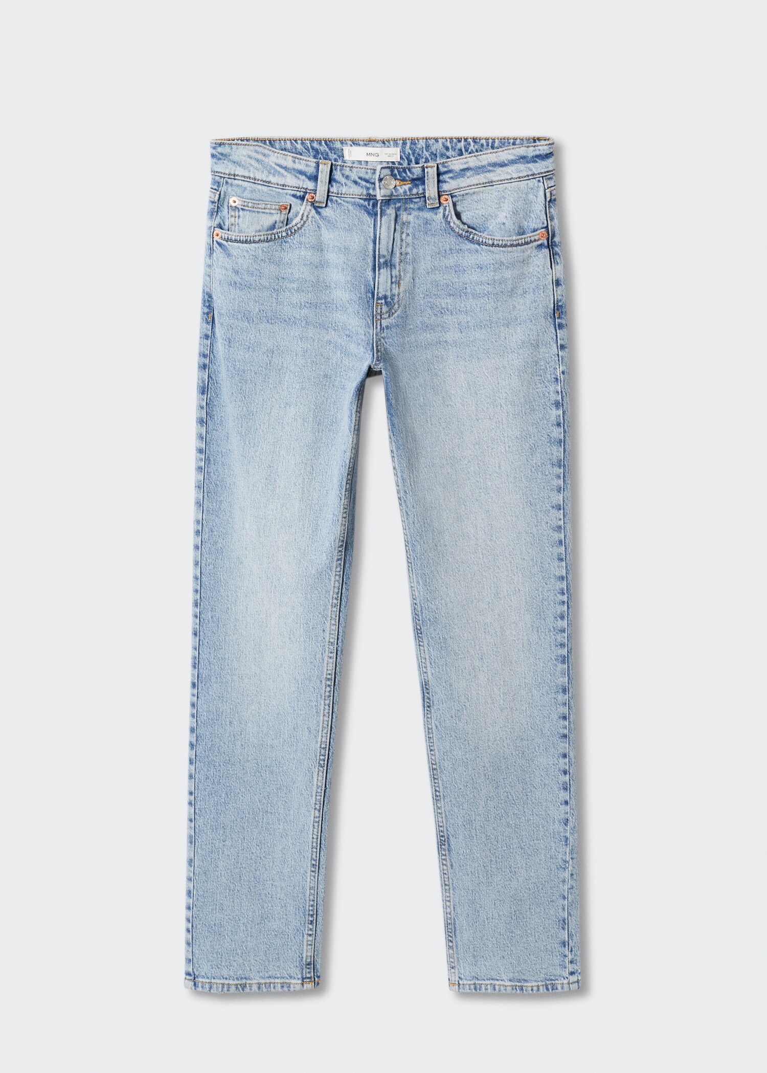 Medium-comfort straight jeans - Article without model