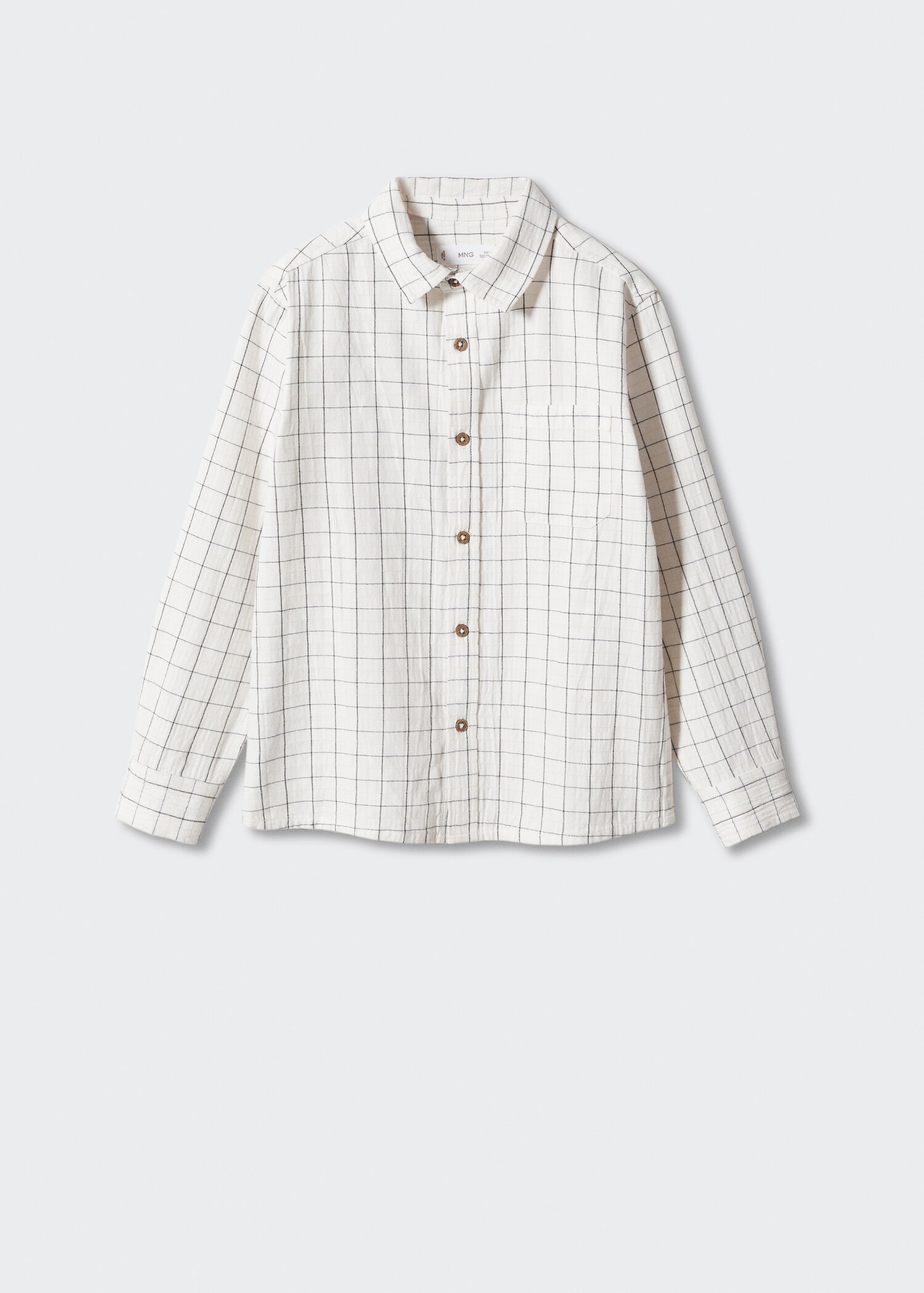 Check cotton shirt - Article without model