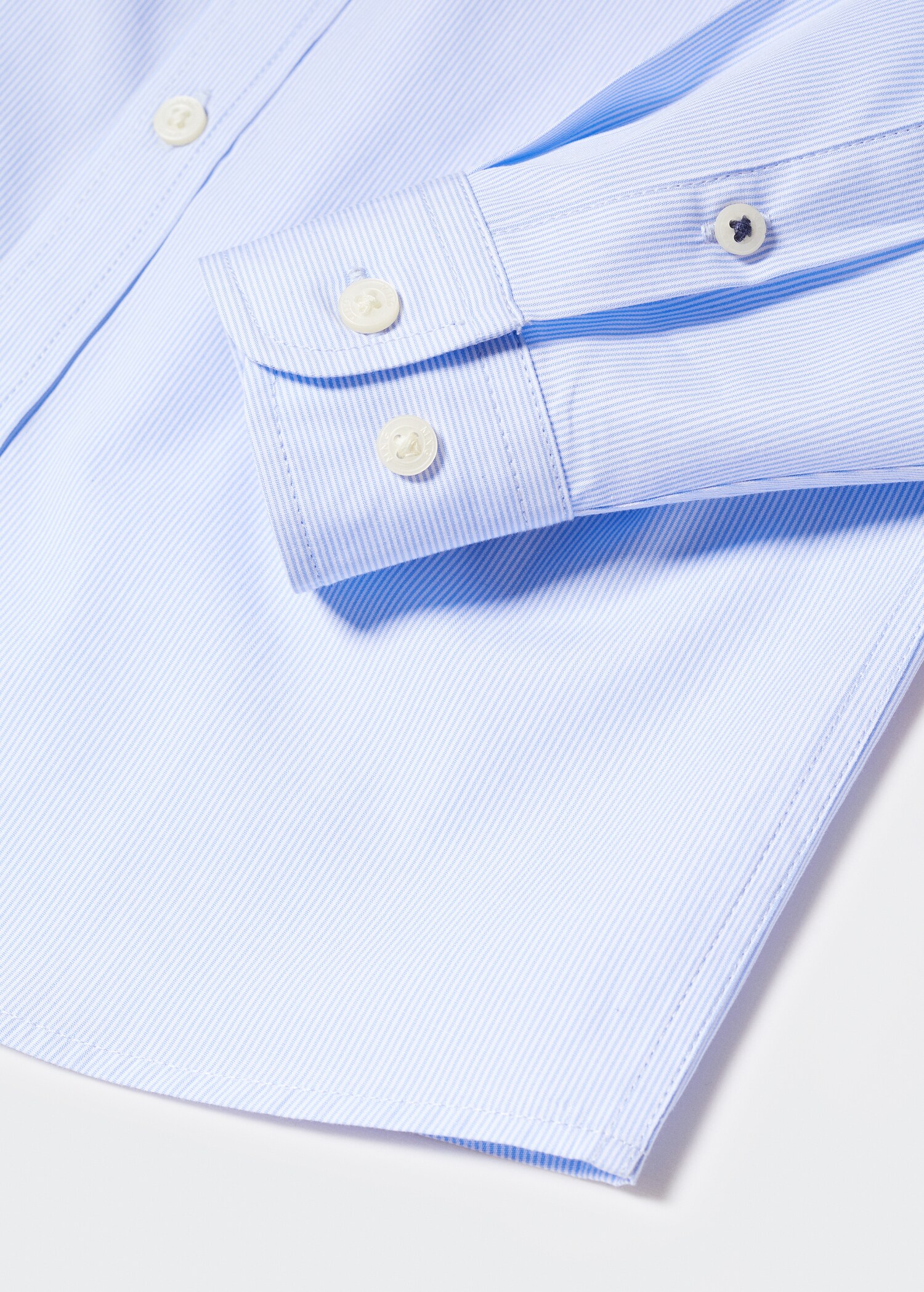 Striped cotton shirt - Details of the article 8