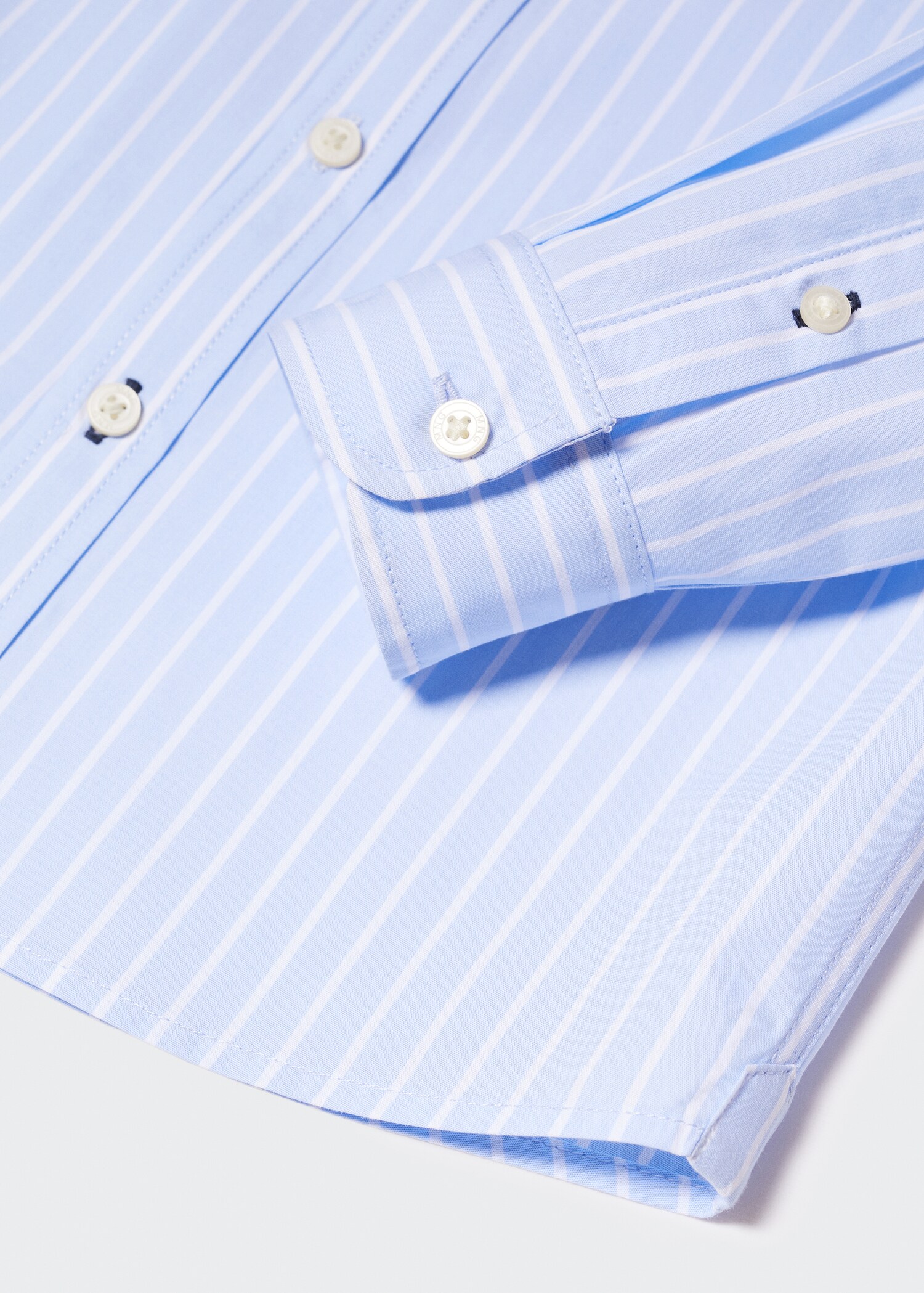 Striped cotton shirt - Details of the article 8