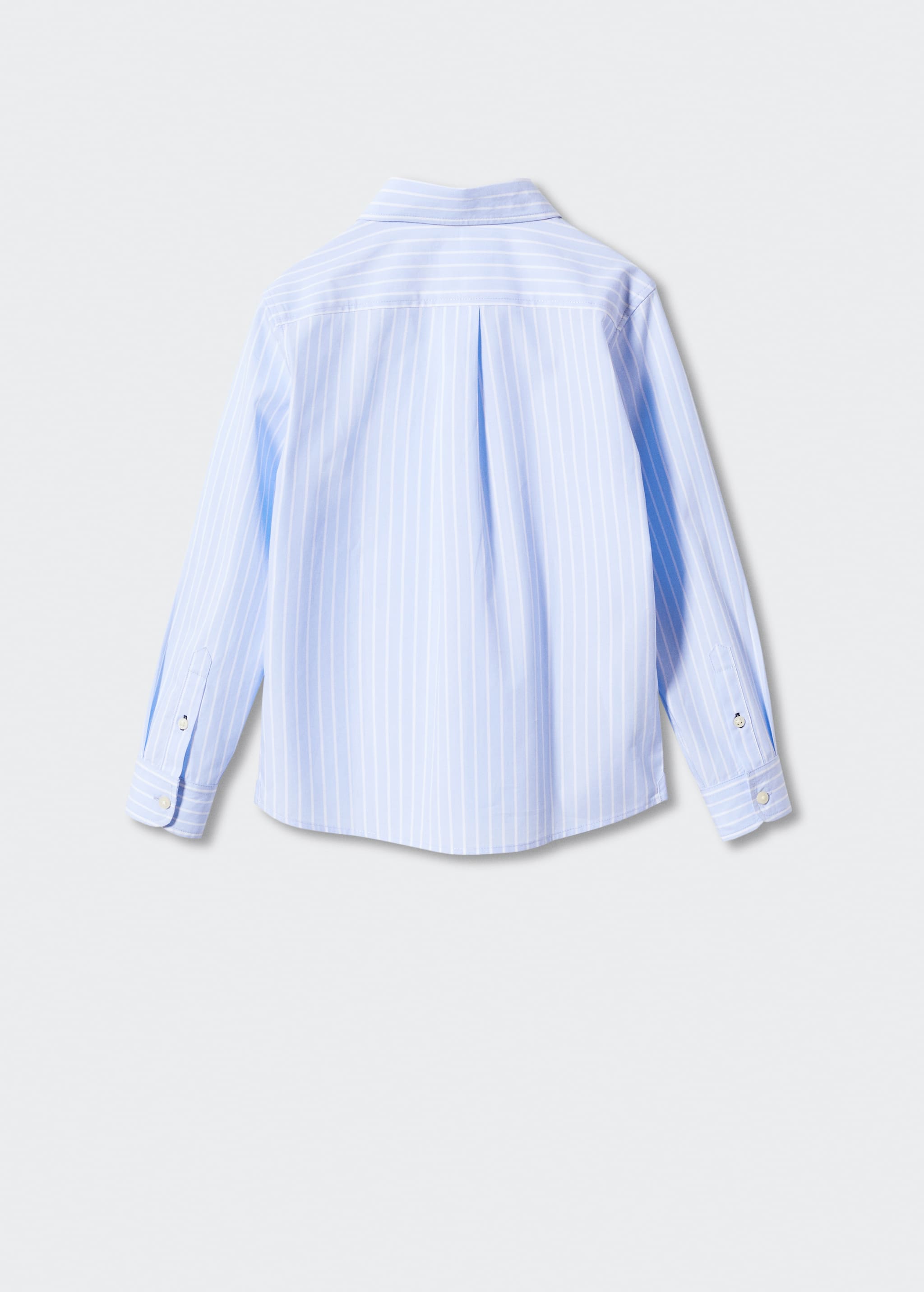 Striped cotton shirt - Reverse of the article