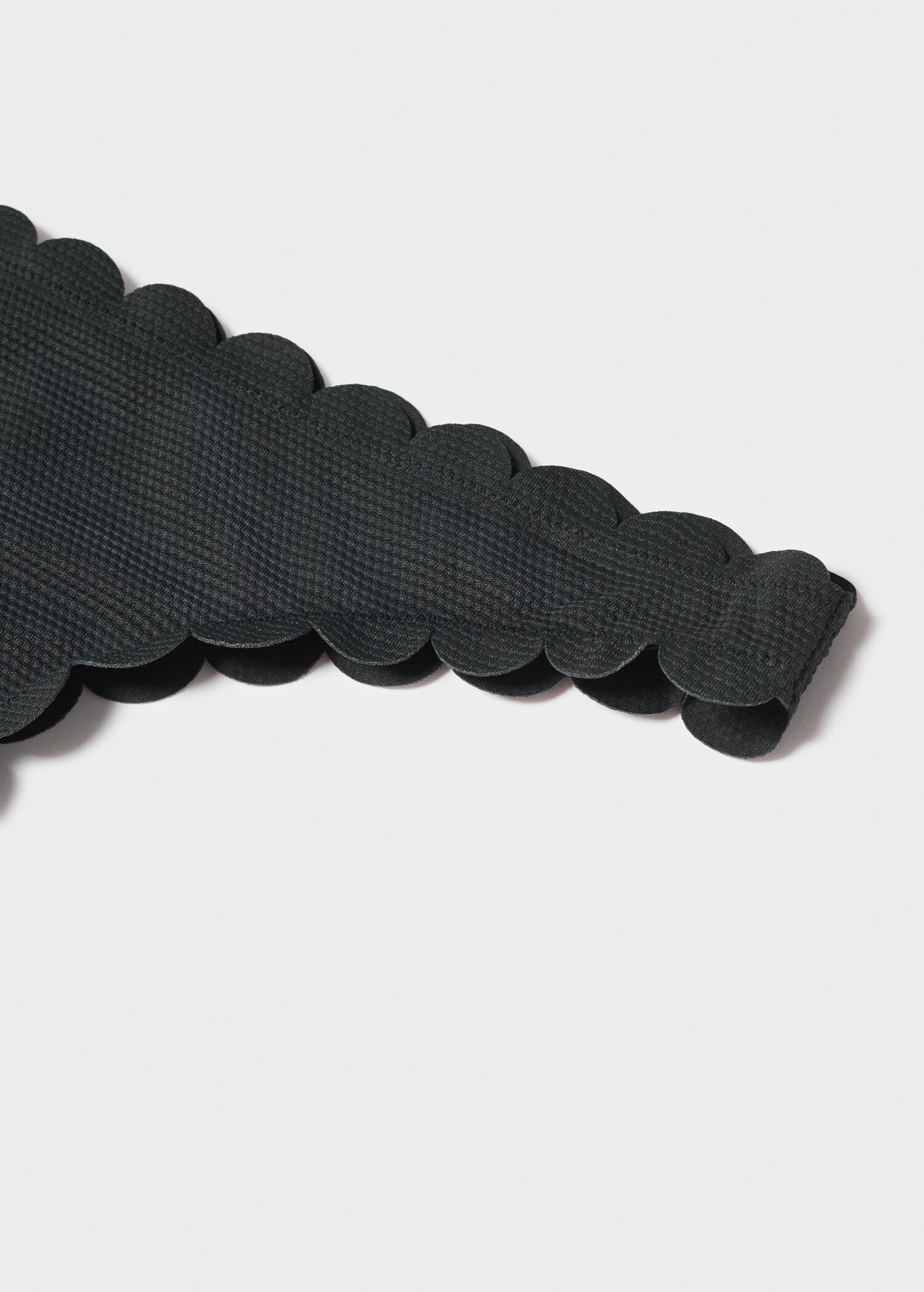 Brazilian bikini bottom with scallops Woman MANGO OUTLET Greece