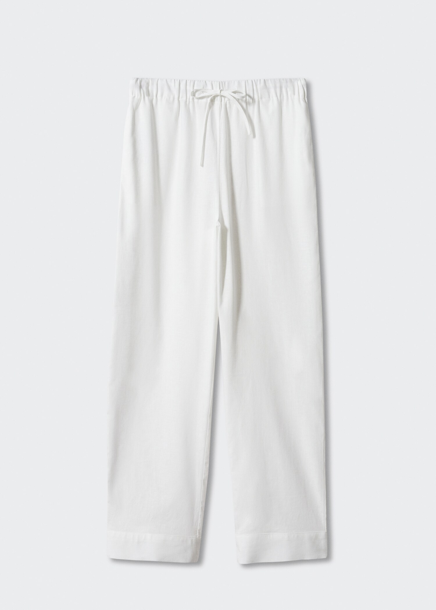 Linen pyjama trousers - Article without model