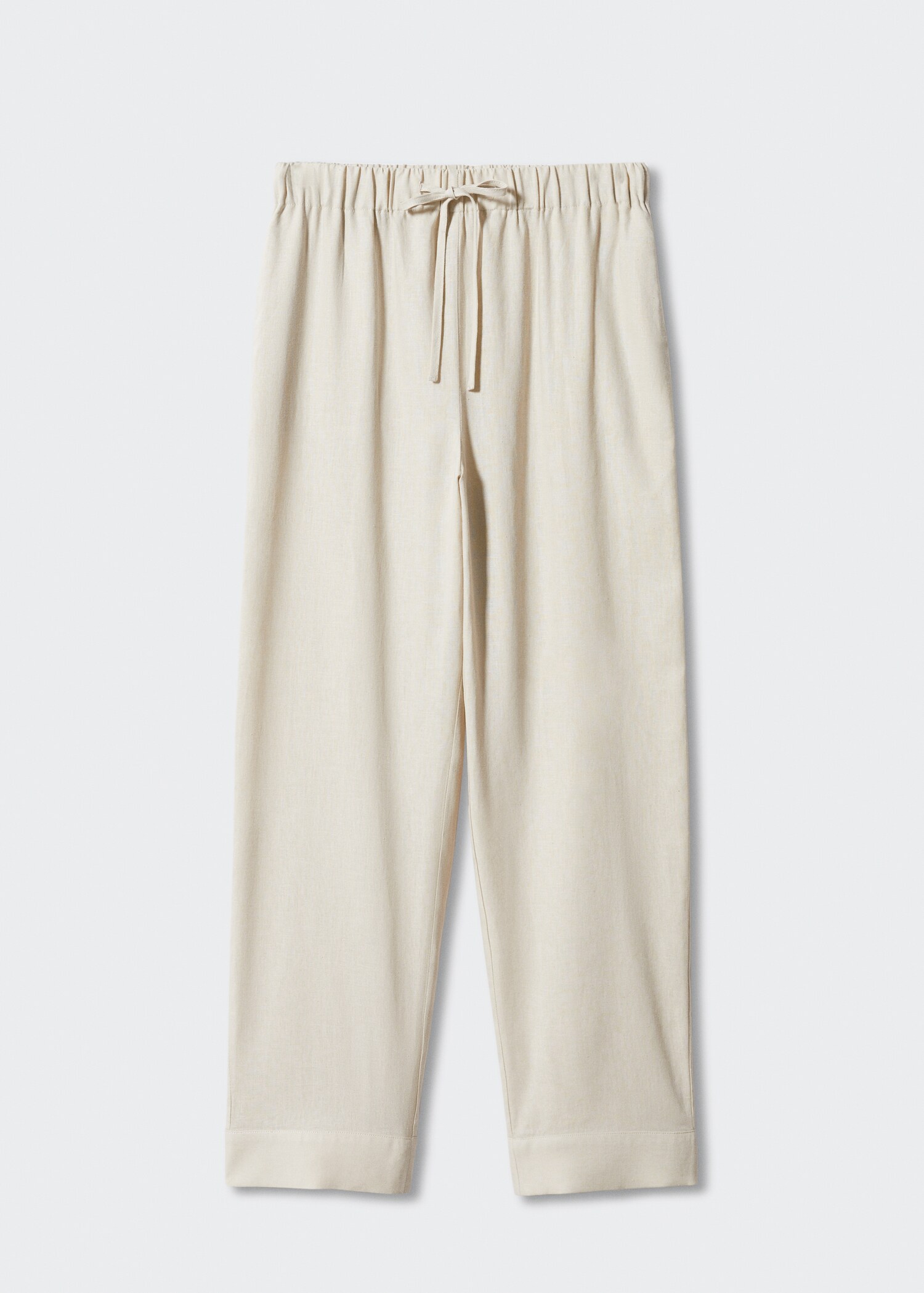 Linen pyjama trousers - Article without model