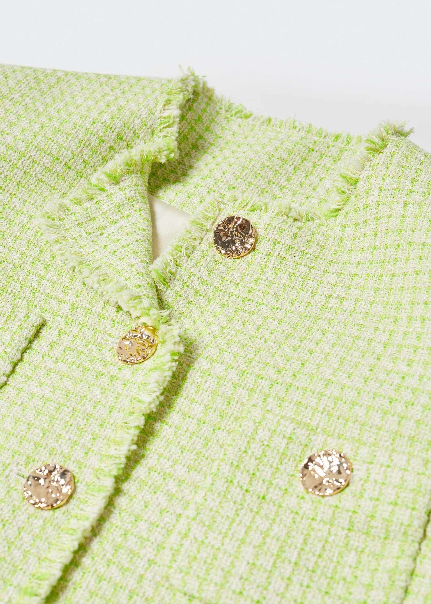 Chaqueta tweed bolsillos - Detalle del artículo 8