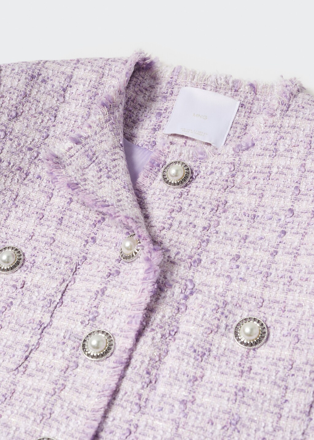 Chaquetas mango violeta outlet deals