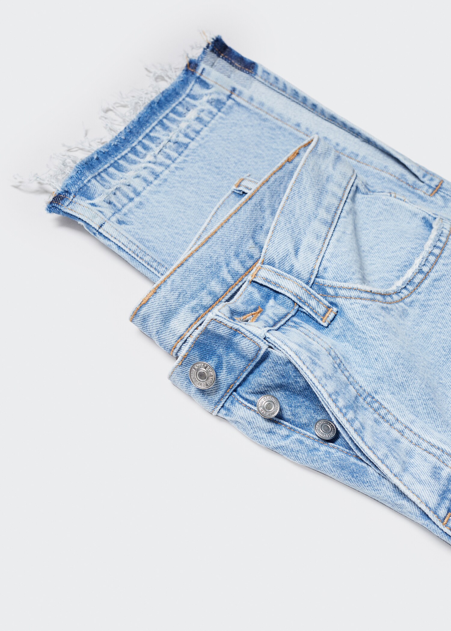 Jeans rectos tiro alto aberturas - Detalle del artículo 8