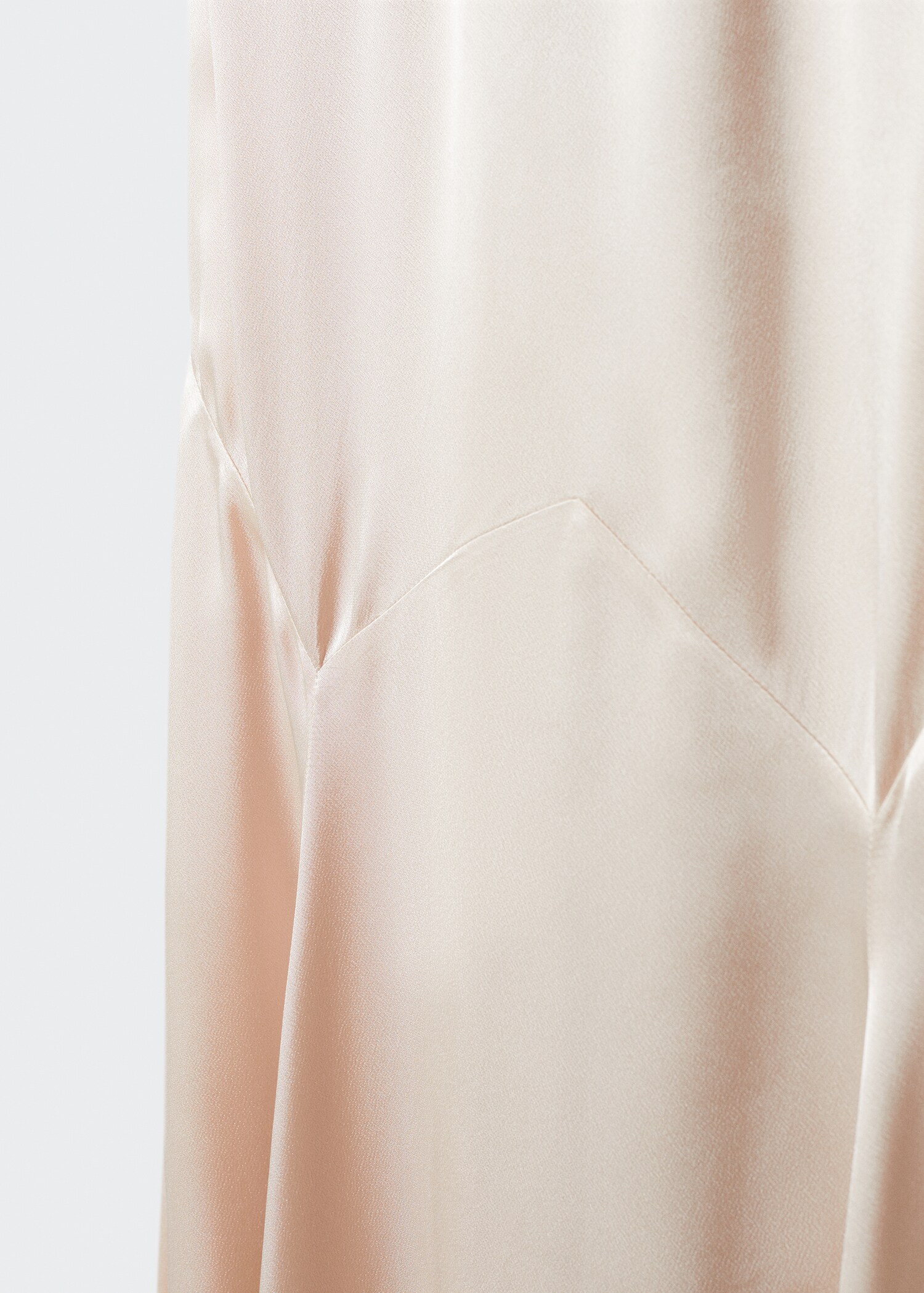 Satin cross-back dress - Details of the article 8