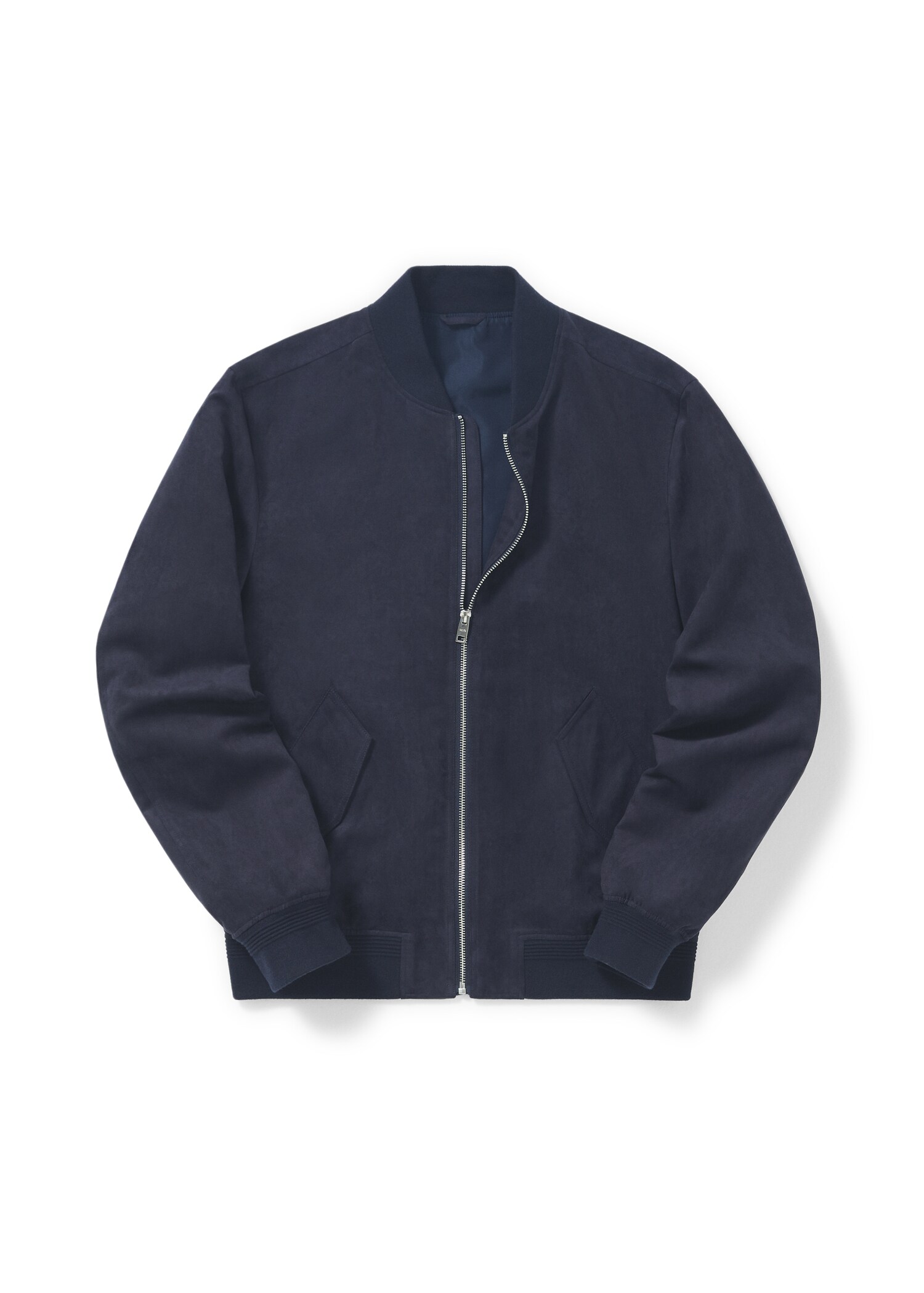 Bomberjacke mit Wildleder-Effekt