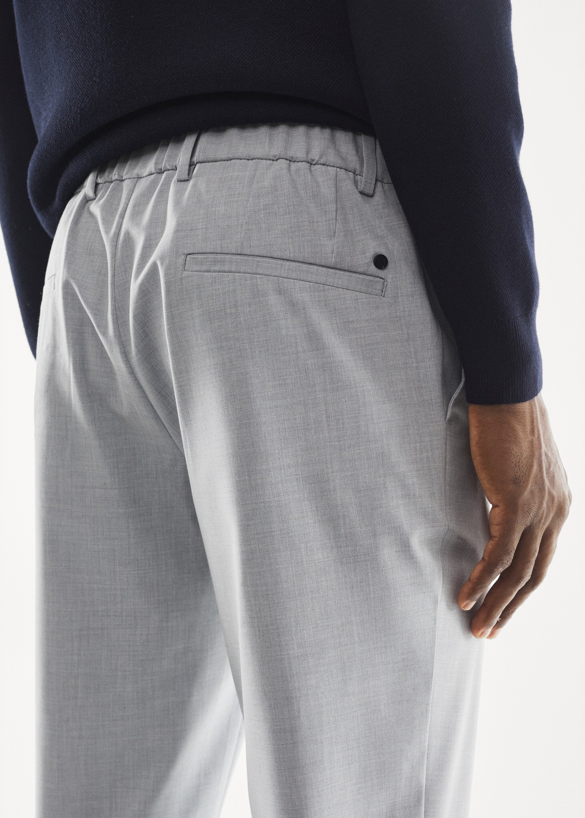 Pantalon tapered-fit stretch - Détail de l'article 6