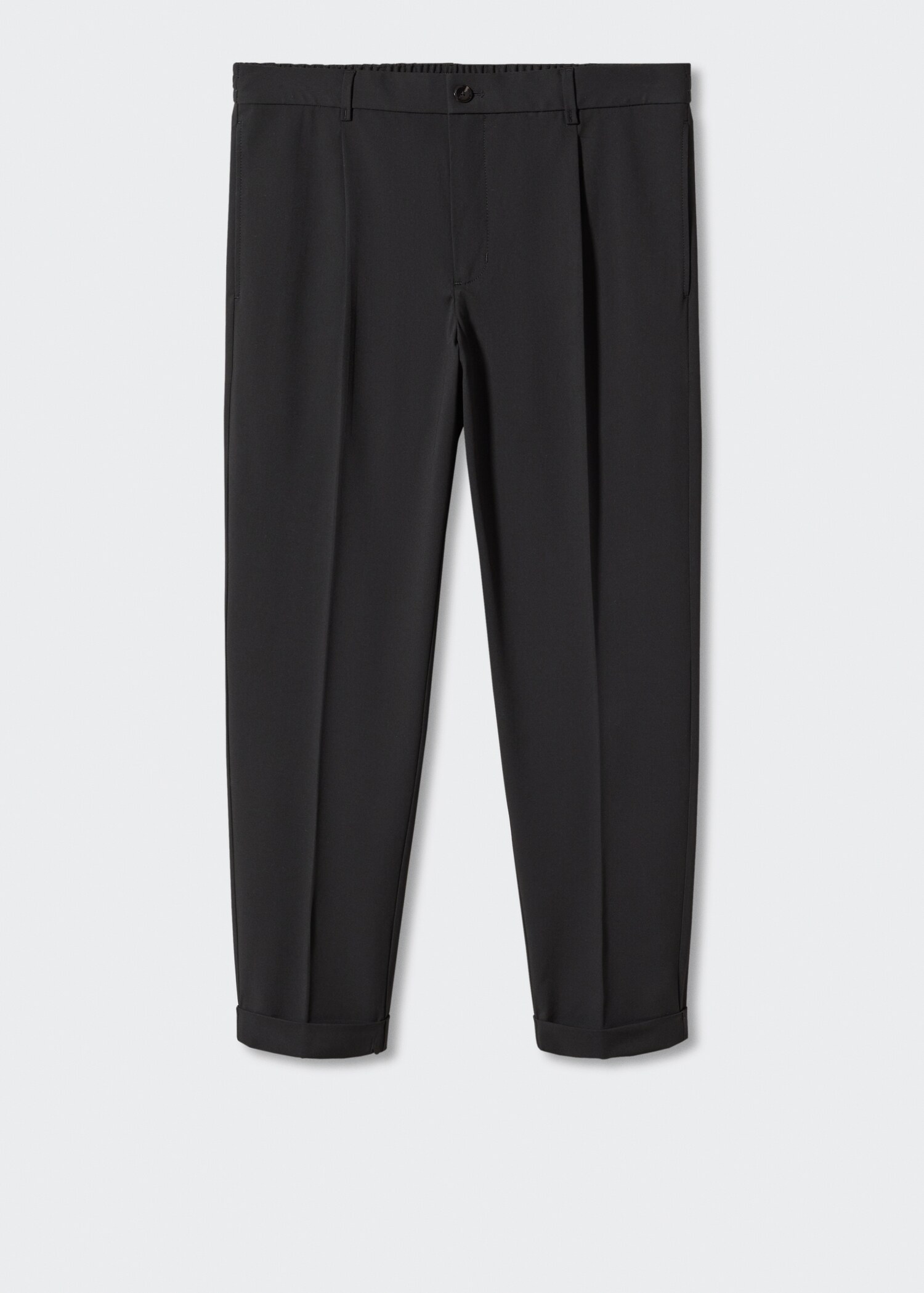 Pleated slim-fit pants - Article without model