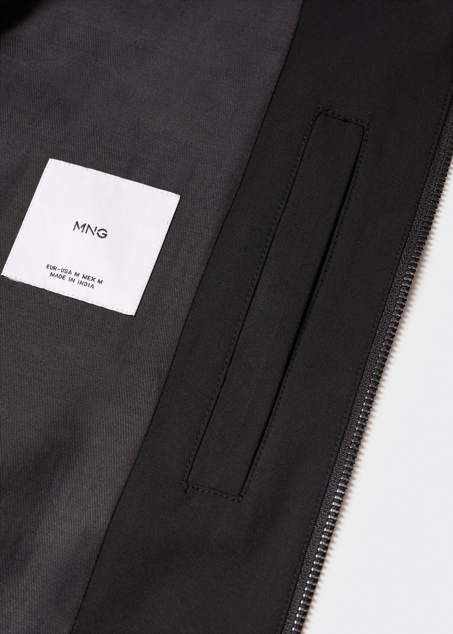 Technical fabric bomber jacket - Details of the article 8