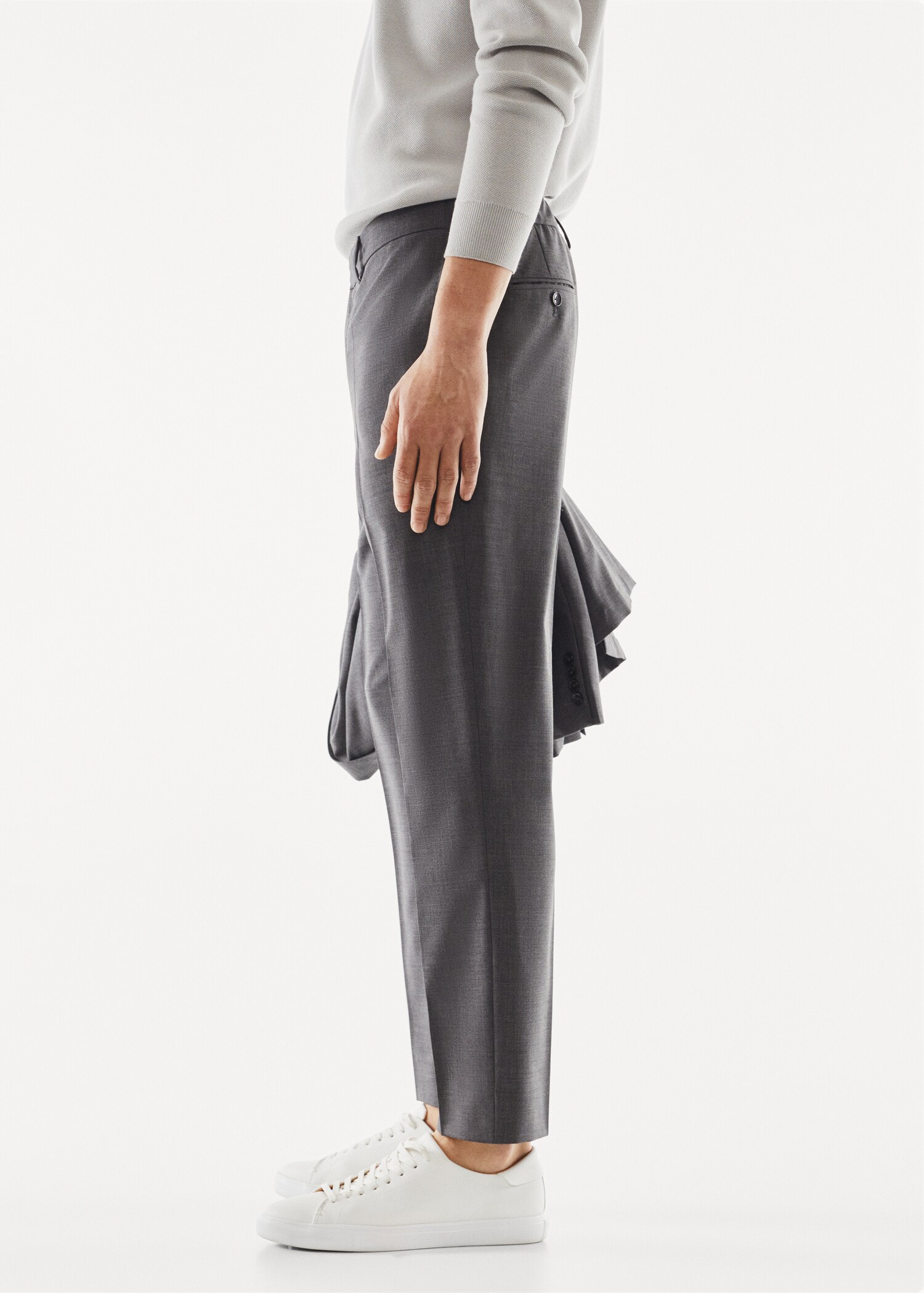Breathable slim-fit suit pants - Details of the article 6
