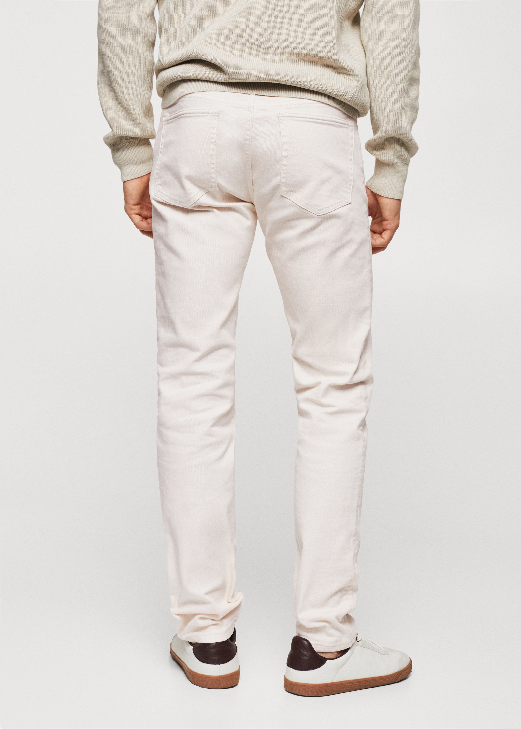 Slim-fit coloured jeans - Reverse of the article