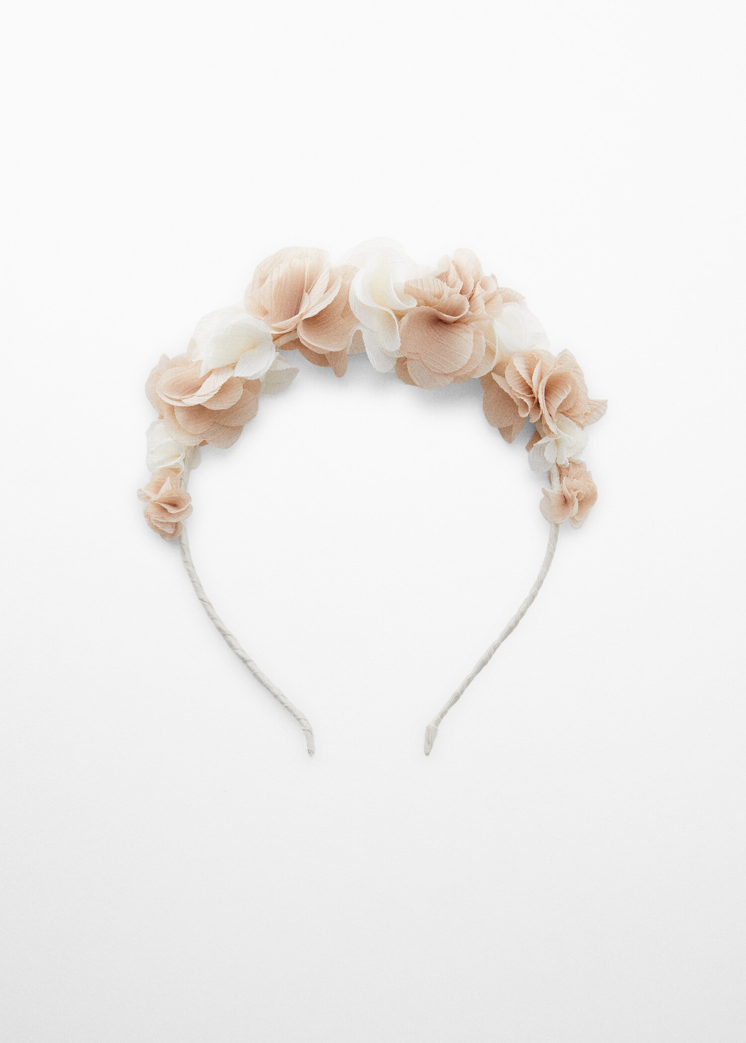 Diadema flores relieve - Artículo sin modelo