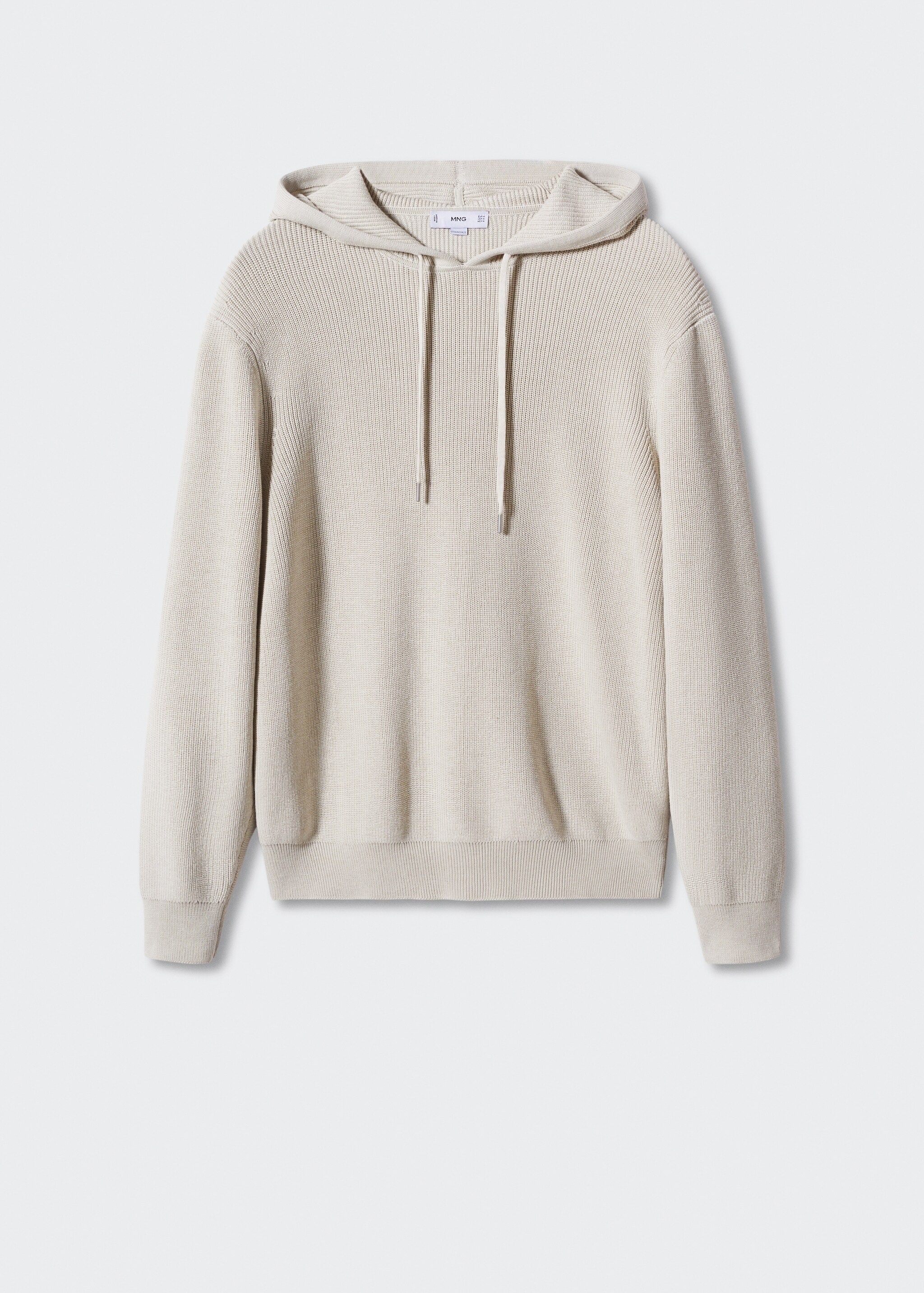 Structured hooded sweater - Article without model