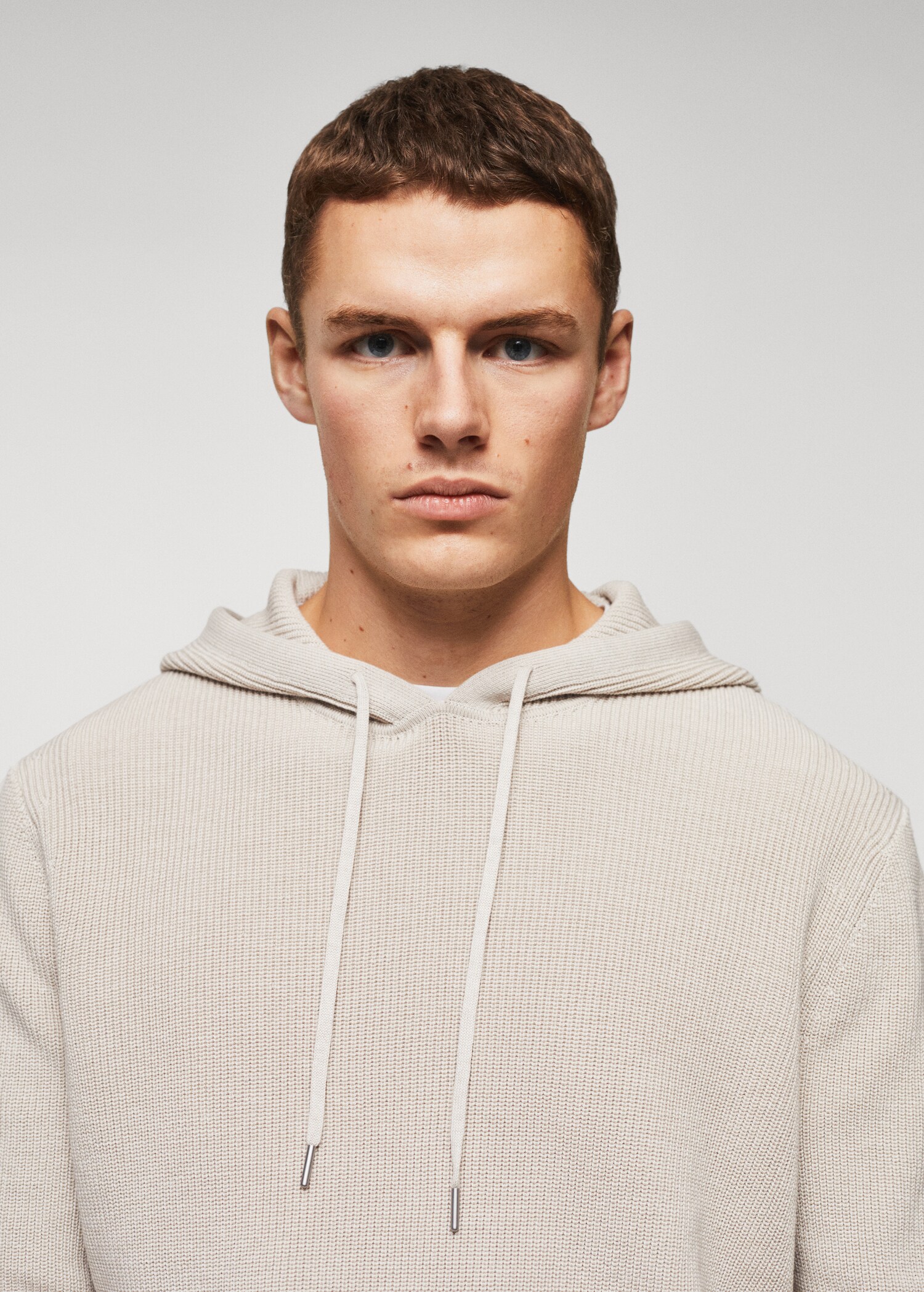 Structured hooded sweater - Details of the article 1