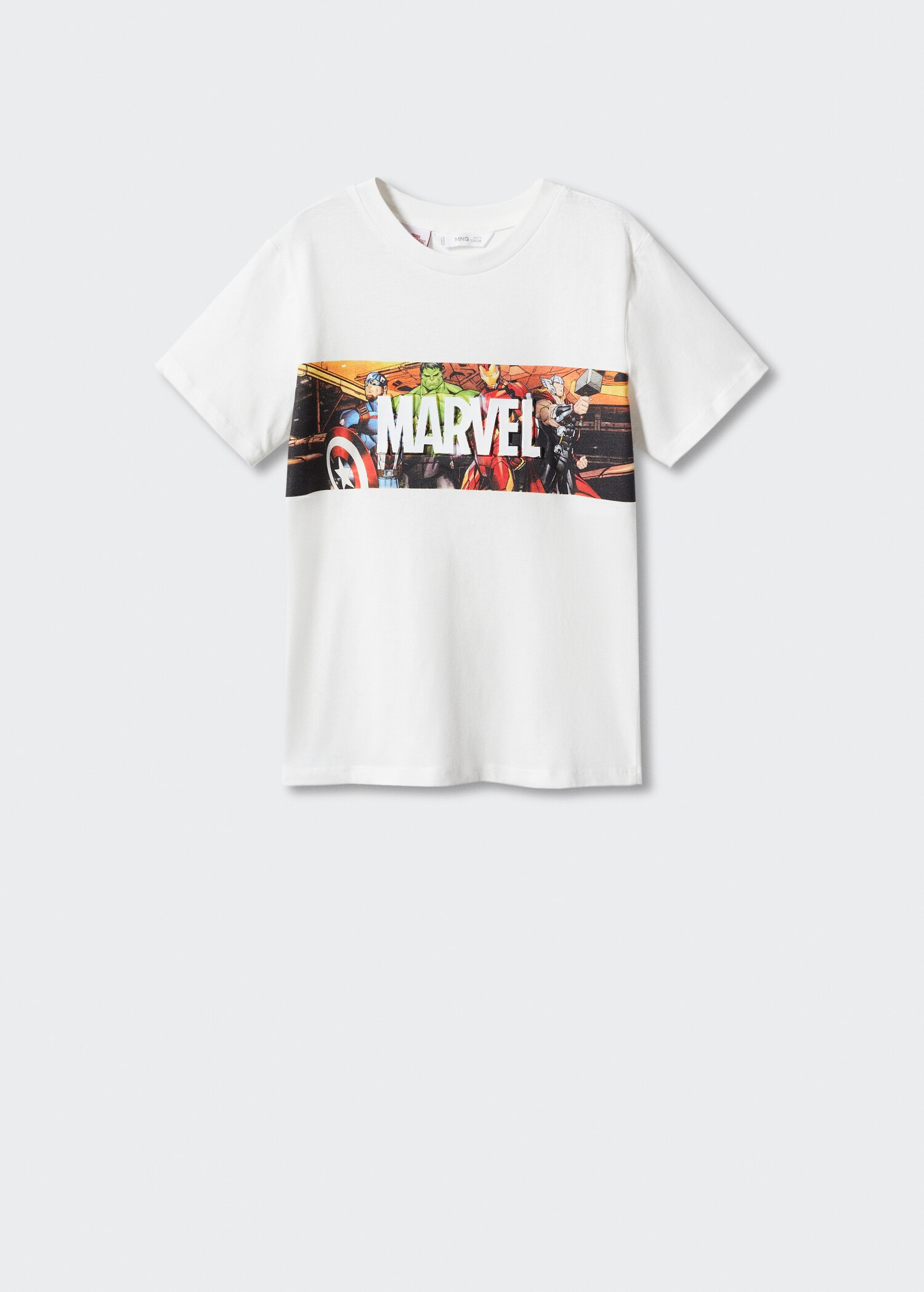 Printed cotton-blend T-shirt - Article without model