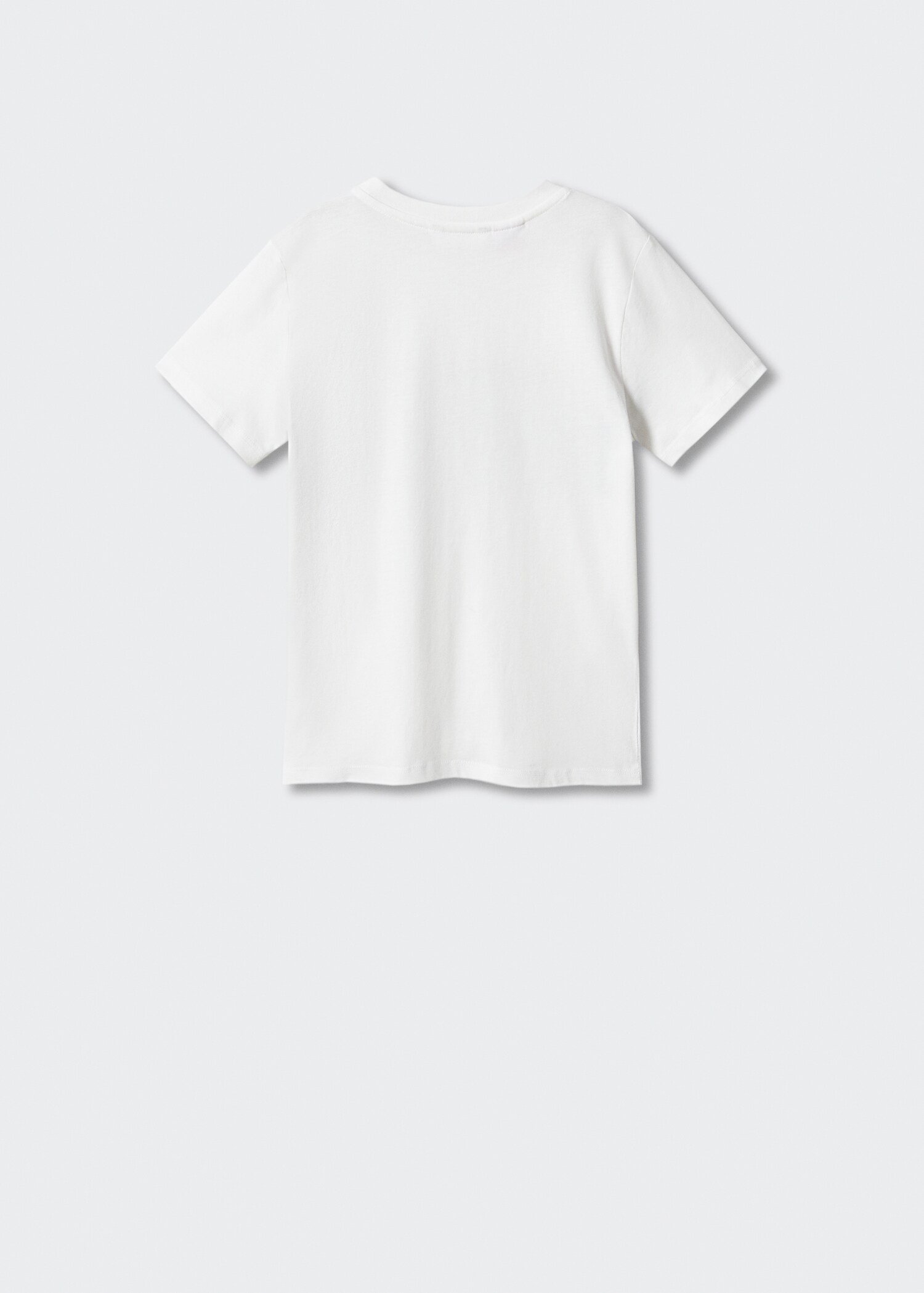 Printed cotton-blend T-shirt - Reverse of the article