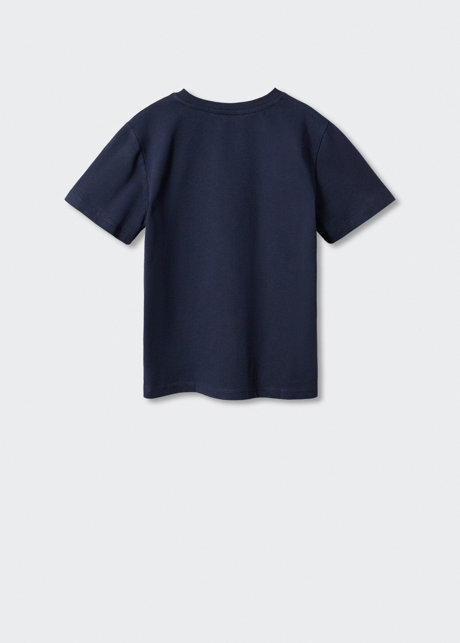 Printed cotton-blend T-shirt - Reverse of the article