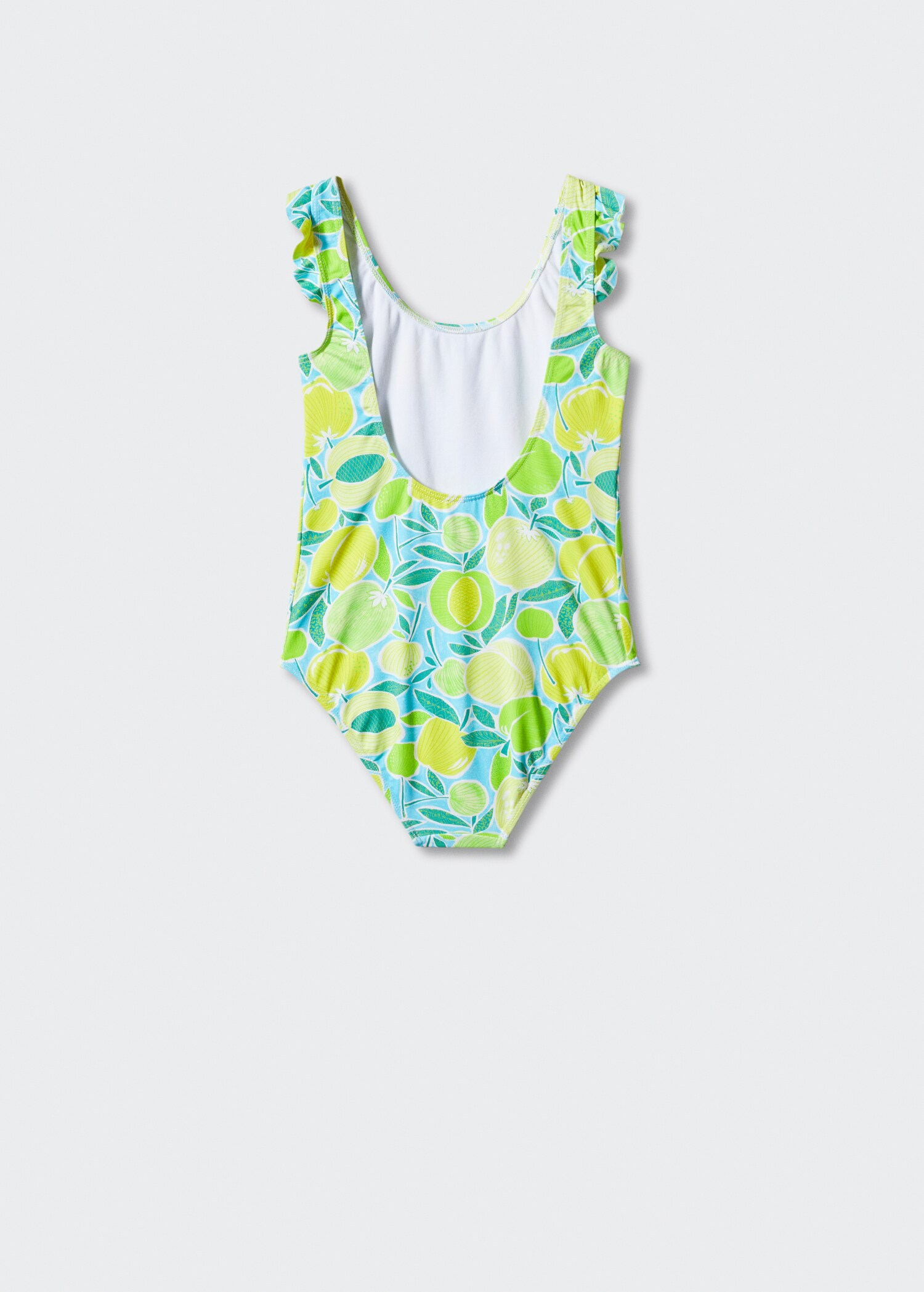 Lemons print swimsuit - Reverse of the article