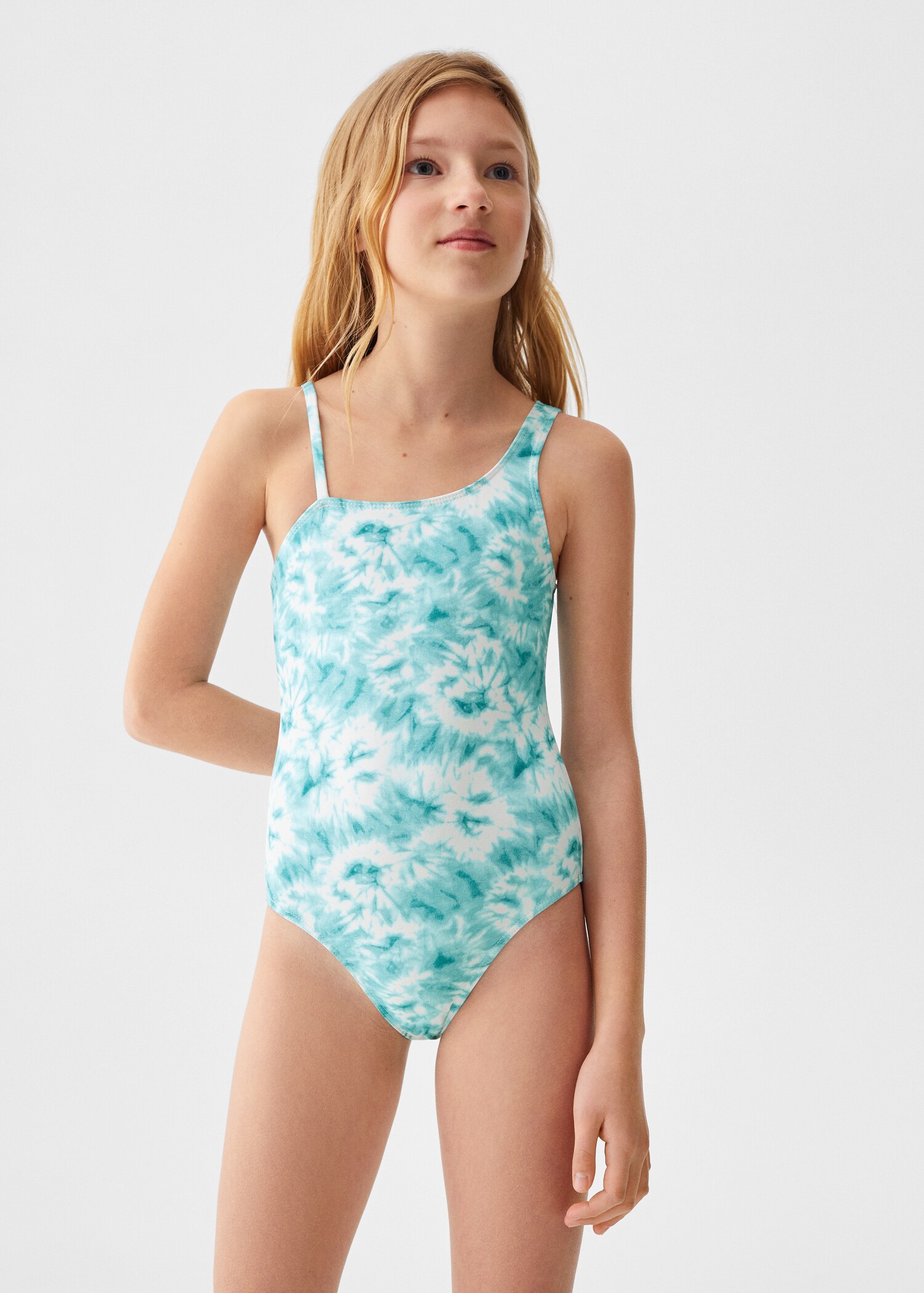 Maillot de bain imprimé tie-dye - Plan moyen