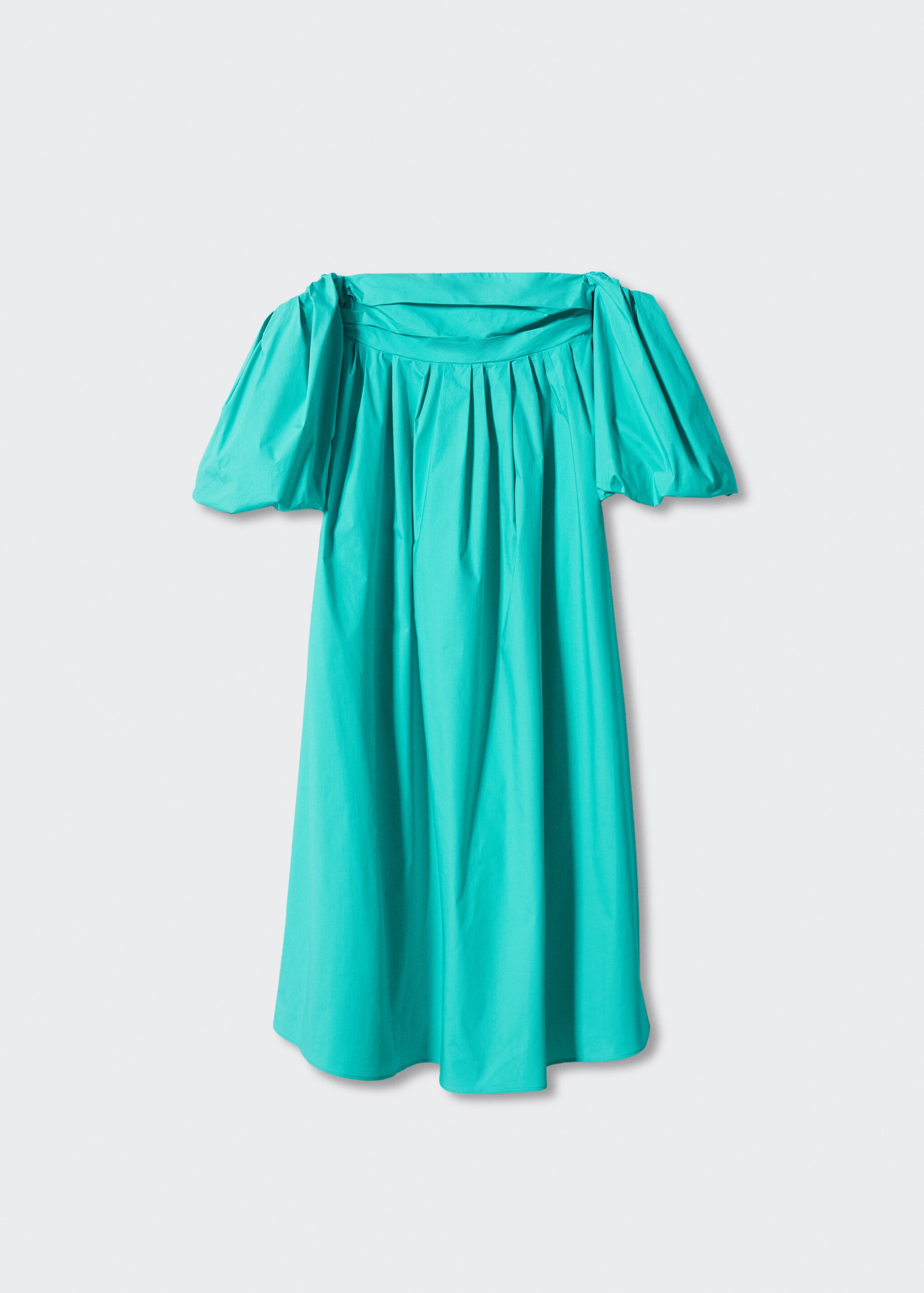 Puffed sleeves midi dress - Article without model