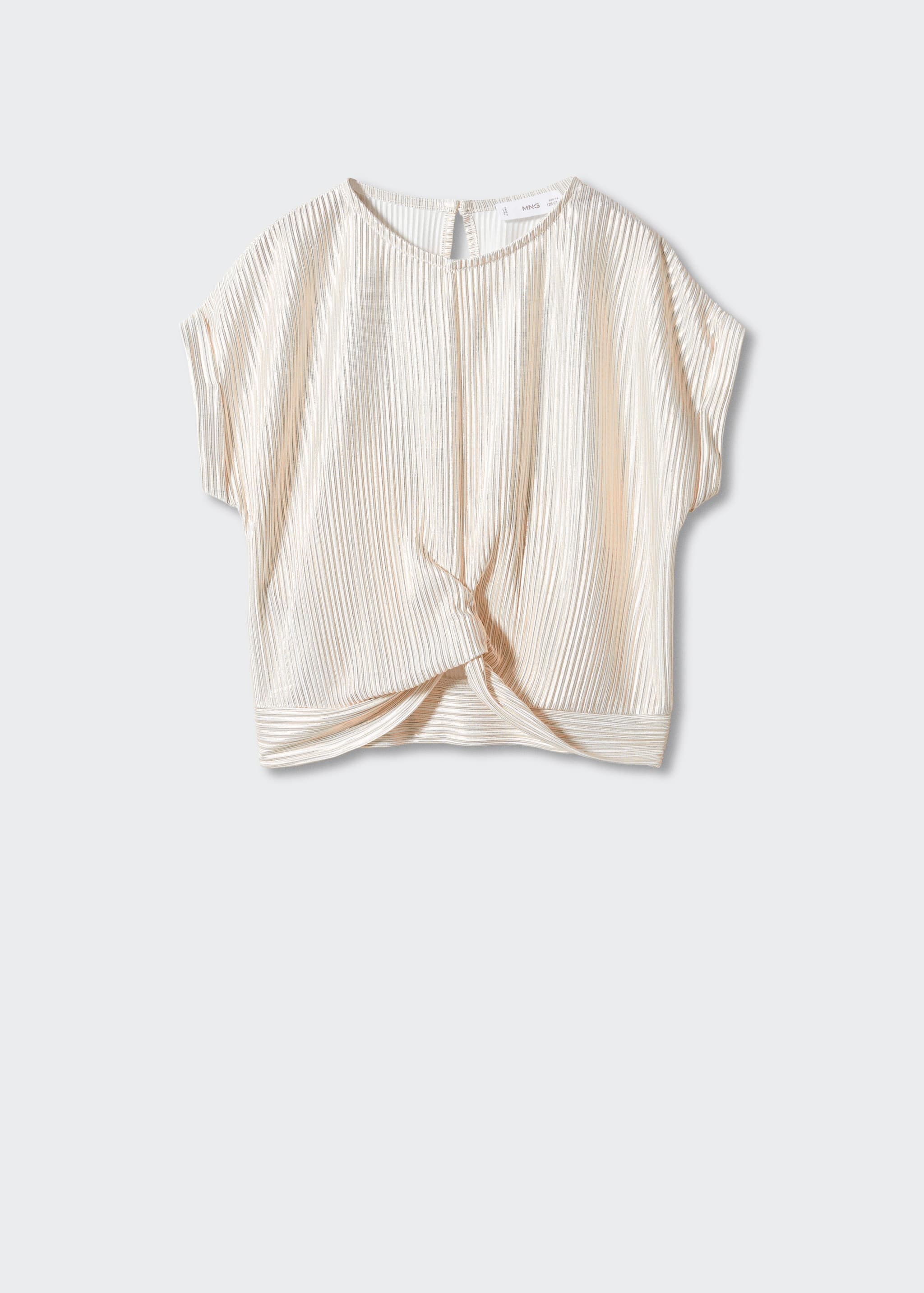 Pleated T-shirt - Article without model