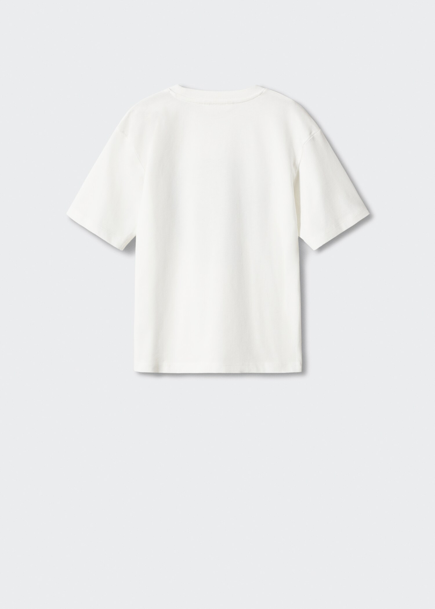 T-shirt with print drawing  - Reverse of the article