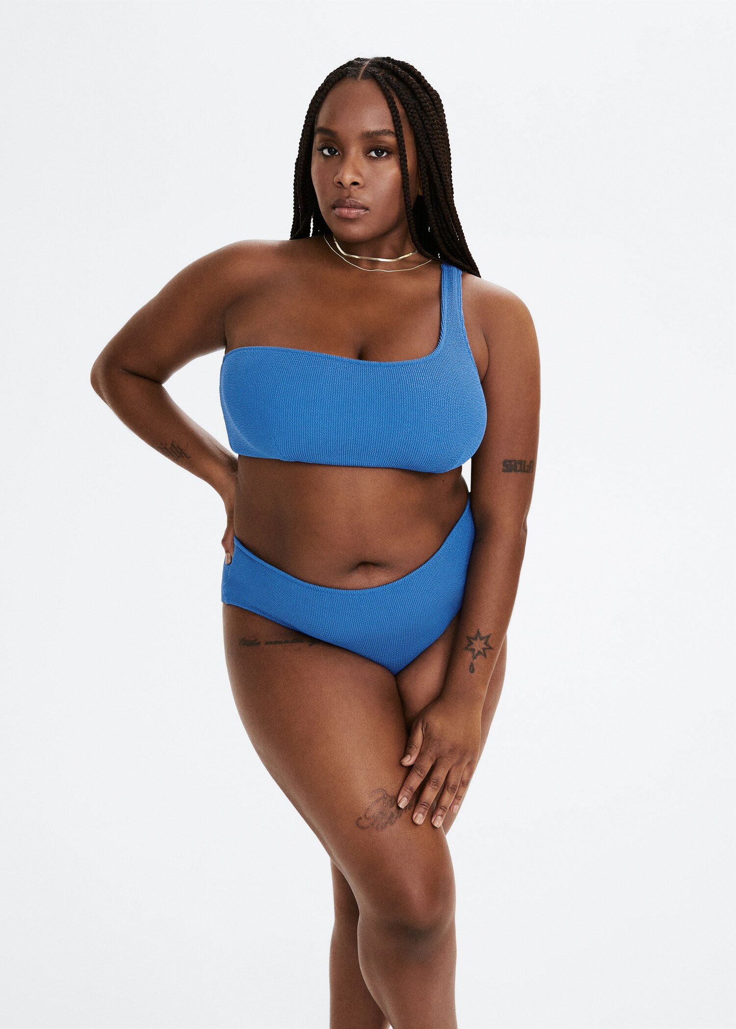 Asymmetrical bikini top - Medium plane