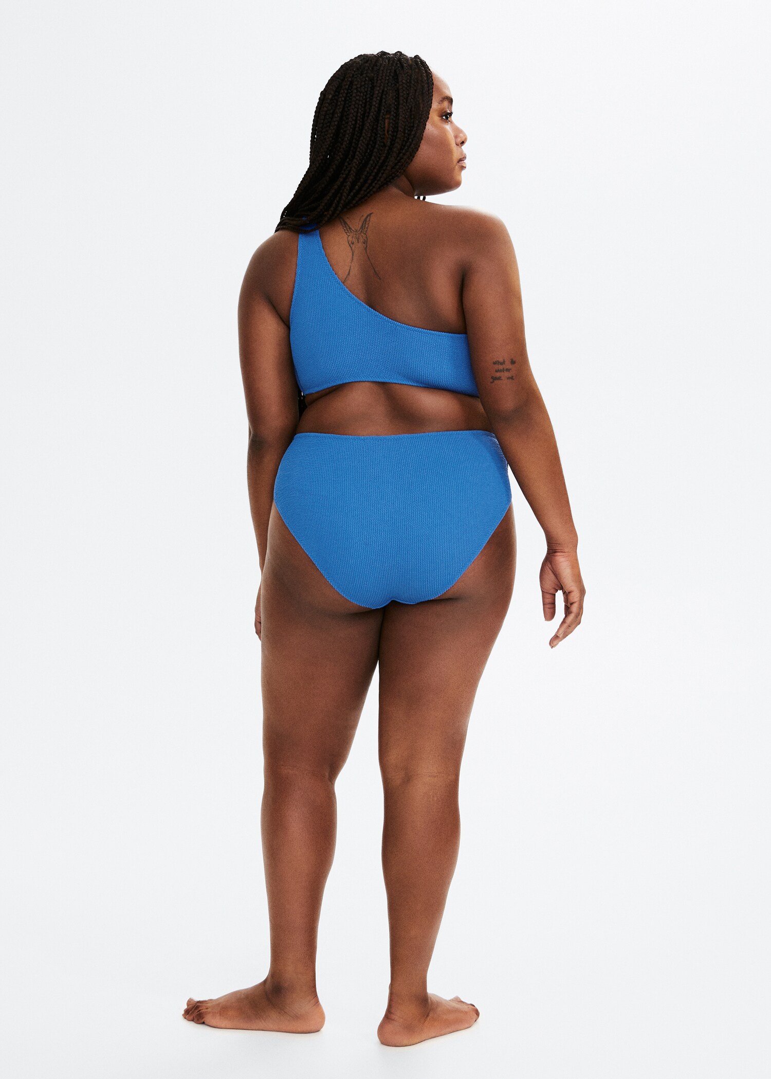 Asymmetrical bikini top - Reverse of the article