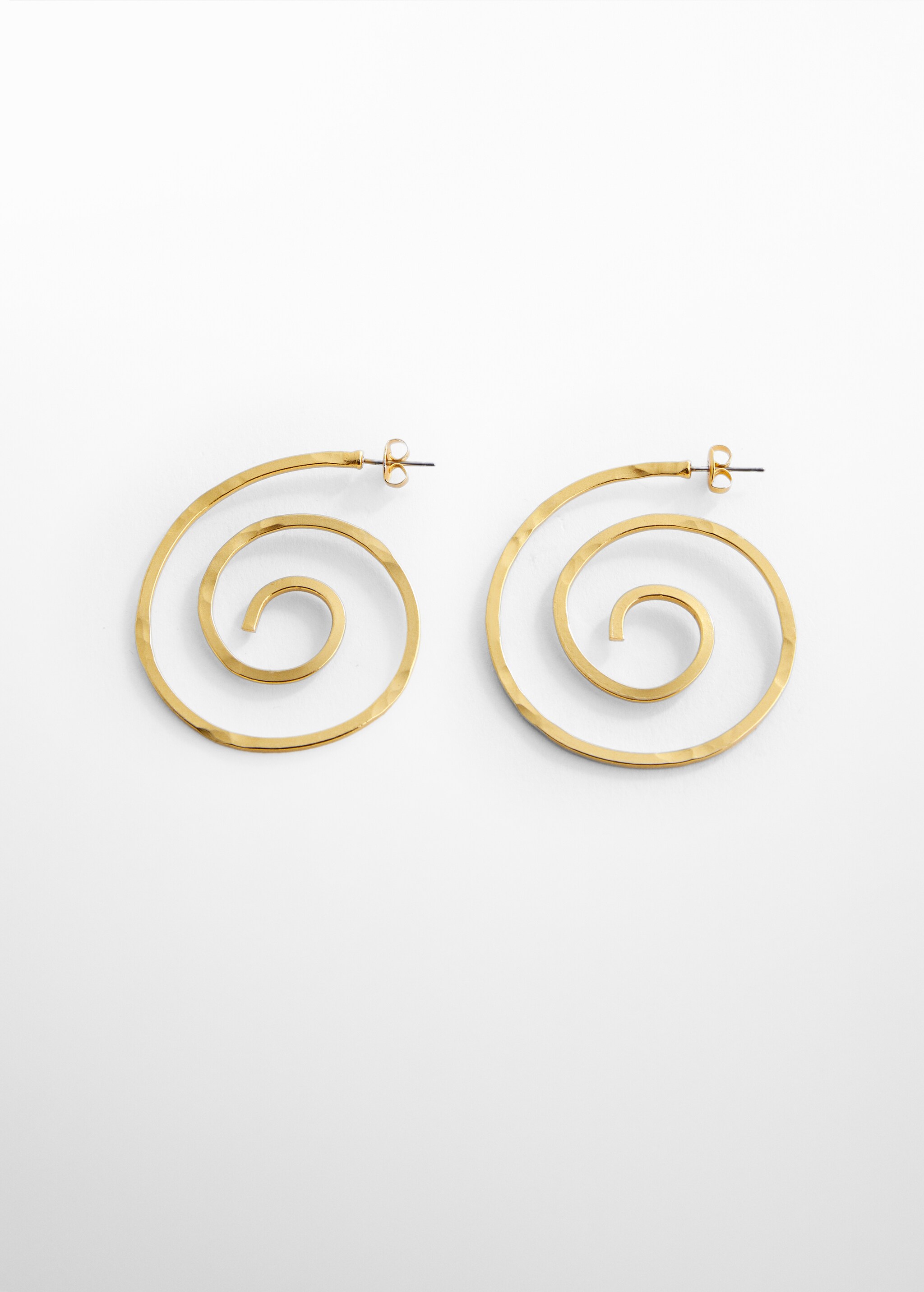 Spiral hoop earrings - Article without model