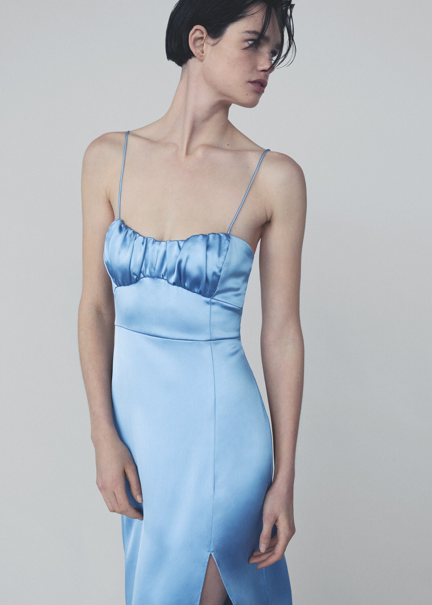 Satin camisole dress - Details of the article 3